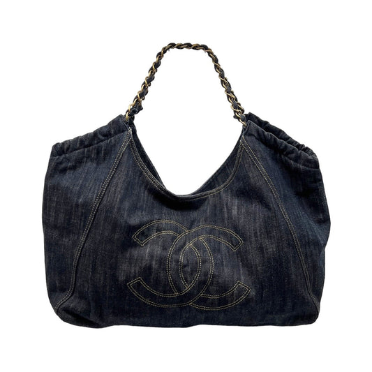 Luxury Chanel bag Denim Cabas XL Tote