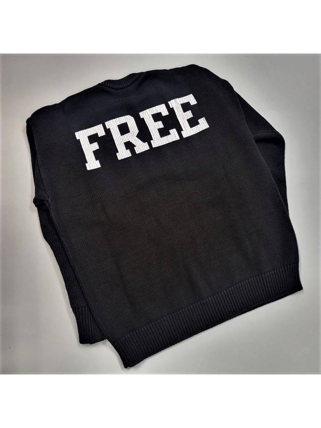 Luxury Balenciaga Men's Back Logo V-Neck Knit Top Black