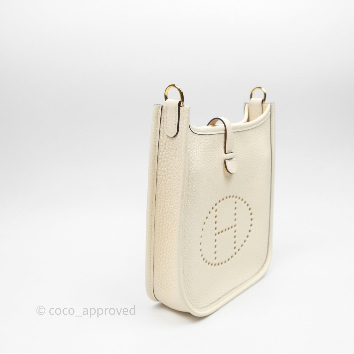 Hermès Mini Evelyne 16 Nata I2 Clemence Gold Hardware