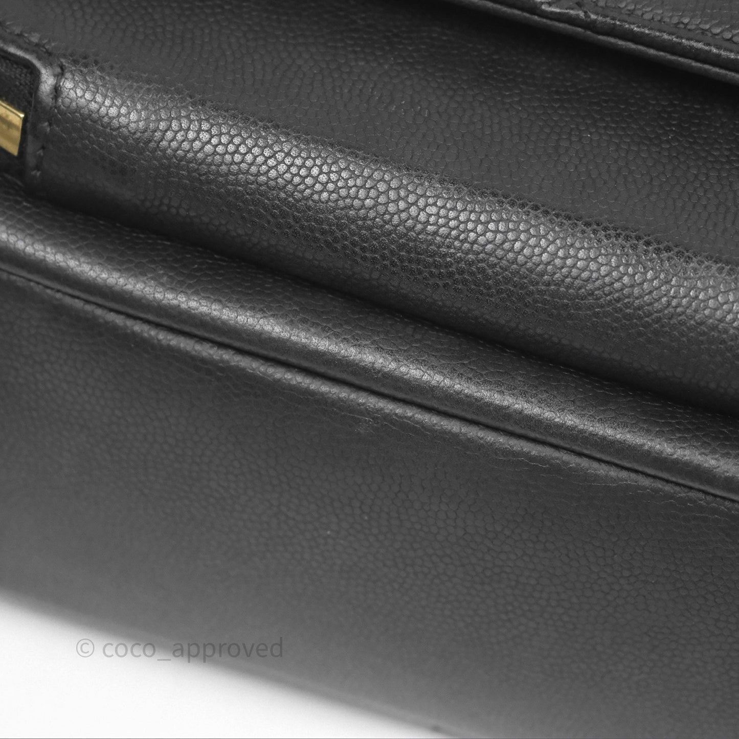 Chanel Quilted Small Business Affinity Flap Black Caviar Gold Hardware