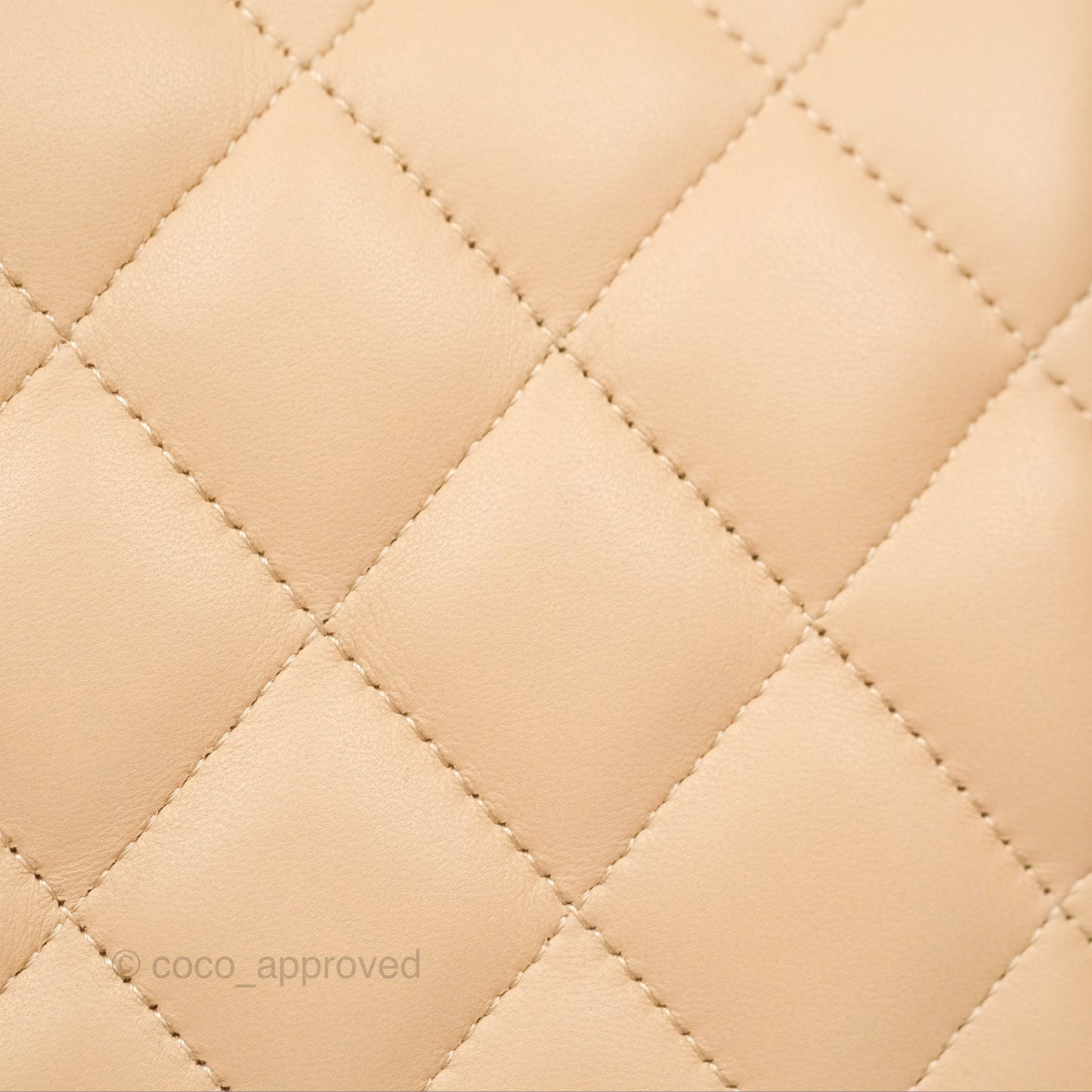 Chanel Jumbo Double Flap Beige Lambskin Gold Hardware⁣⁣