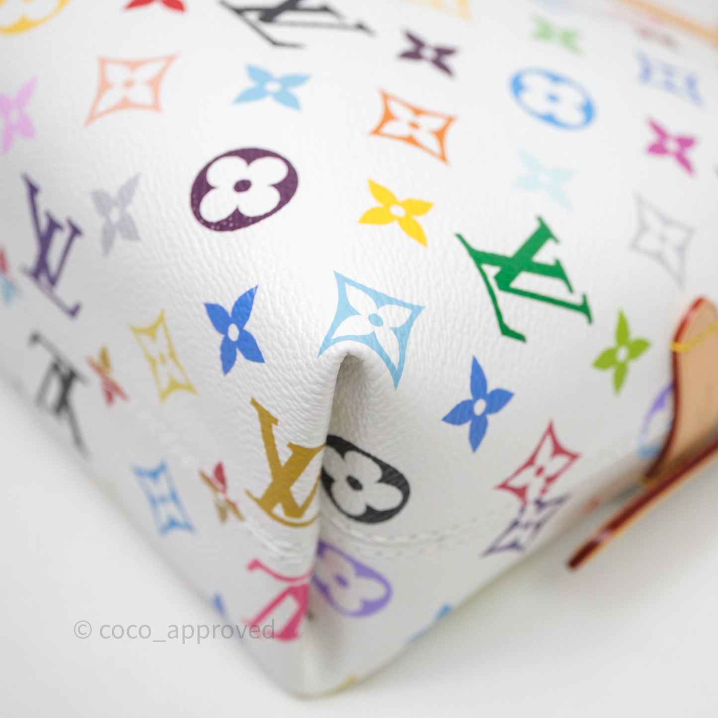Louis Vuitton x Murakami Carryall East West White Monogram Multicolor