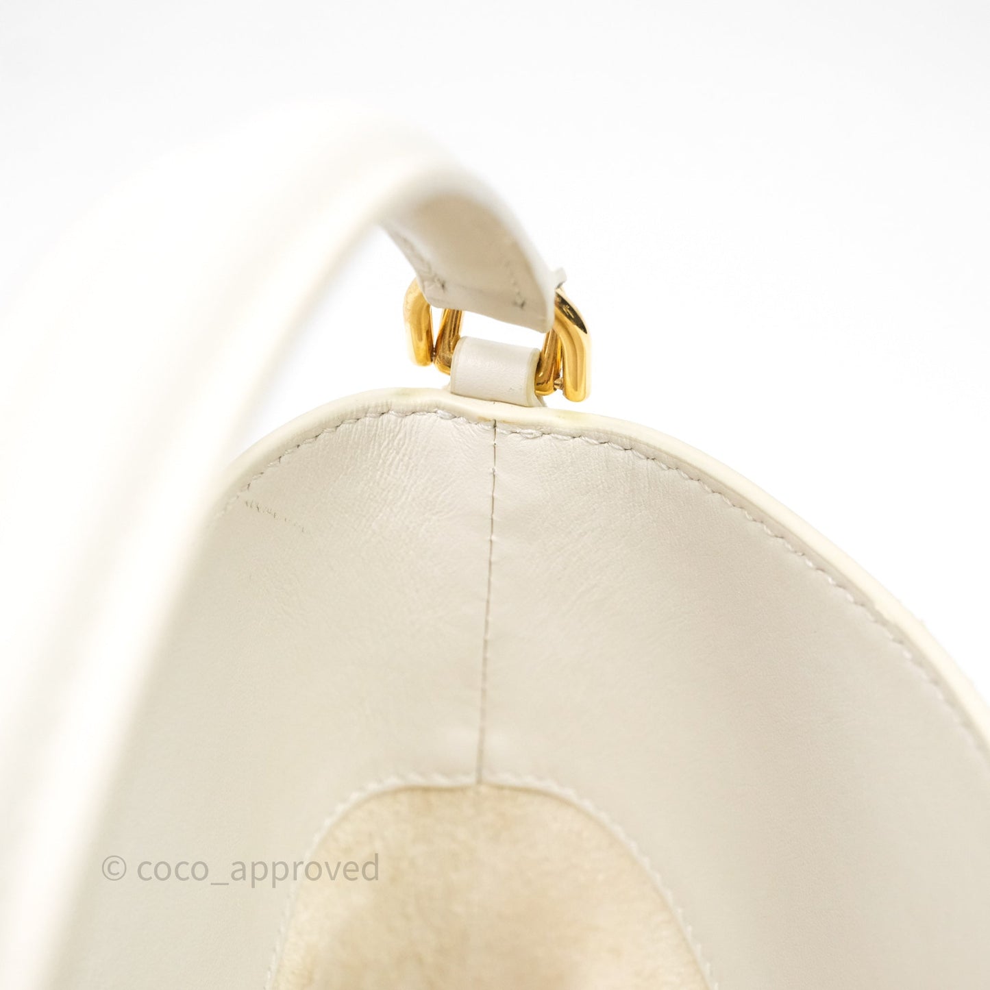 Celine Teen Bucket 16 Bag Ivory White Calfskin