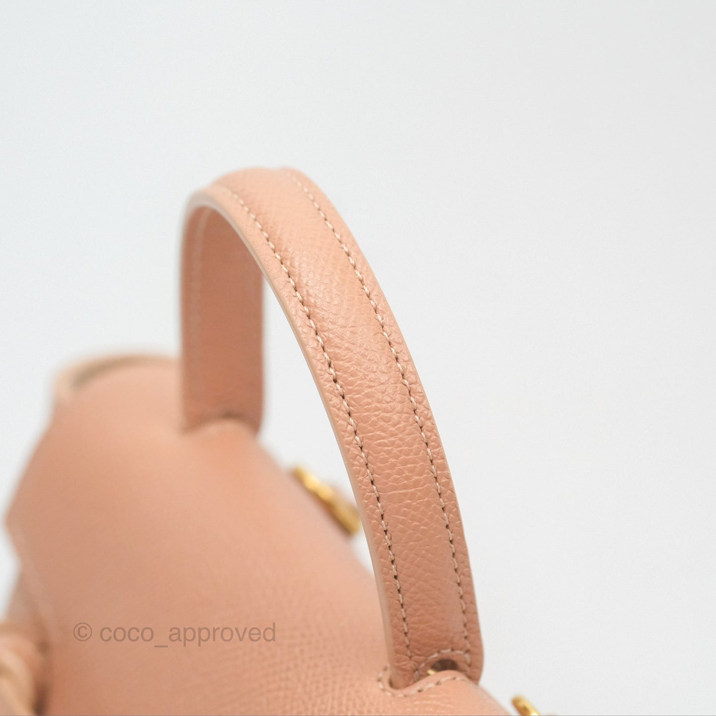 Celine Pico Belt Bag Desert Rose Grained Calfskin Gold Hardware