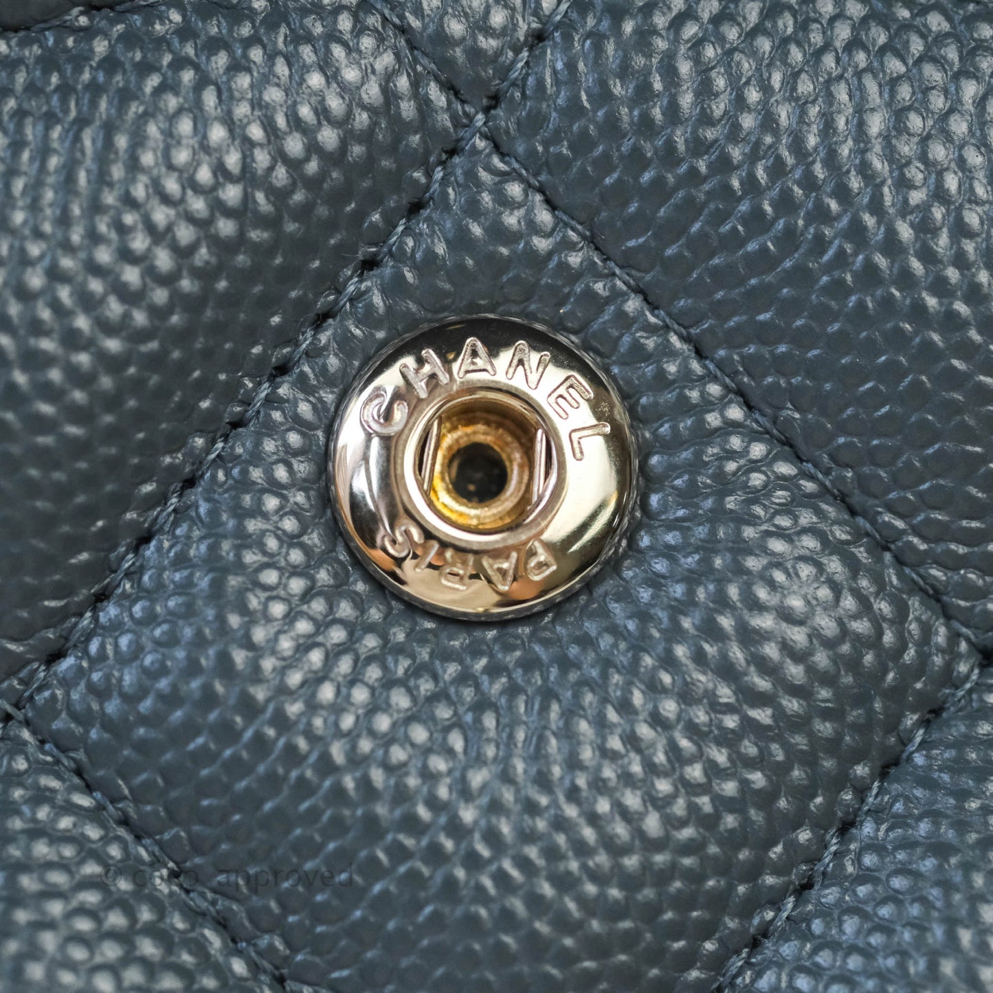 Chanel Jumbo Double Flap Grey Caviar Gold Hardware⁣⁣ 18B