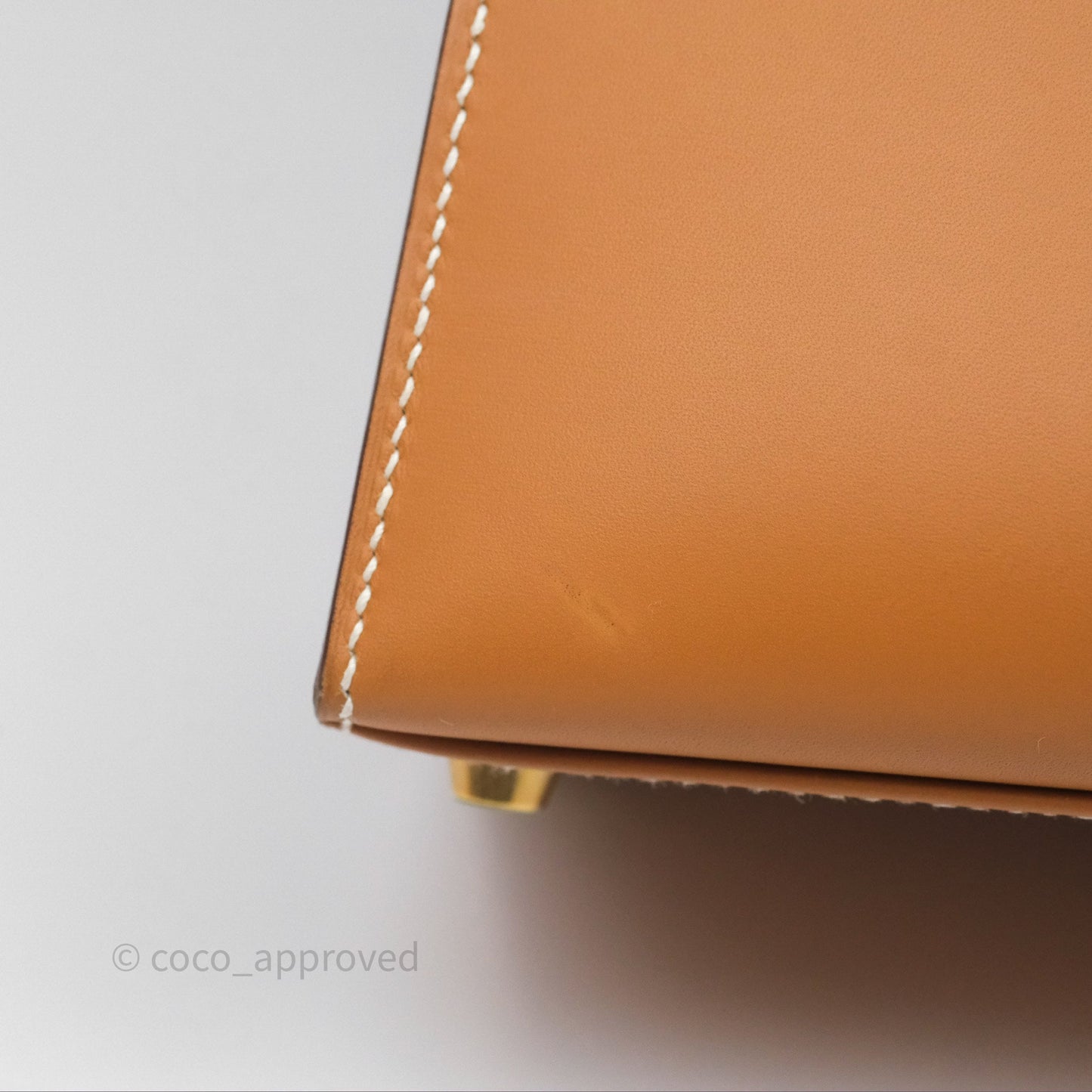 Hermès Kelly II 28 Sellier Gold 37 Chamonix Leather Gold Hardware