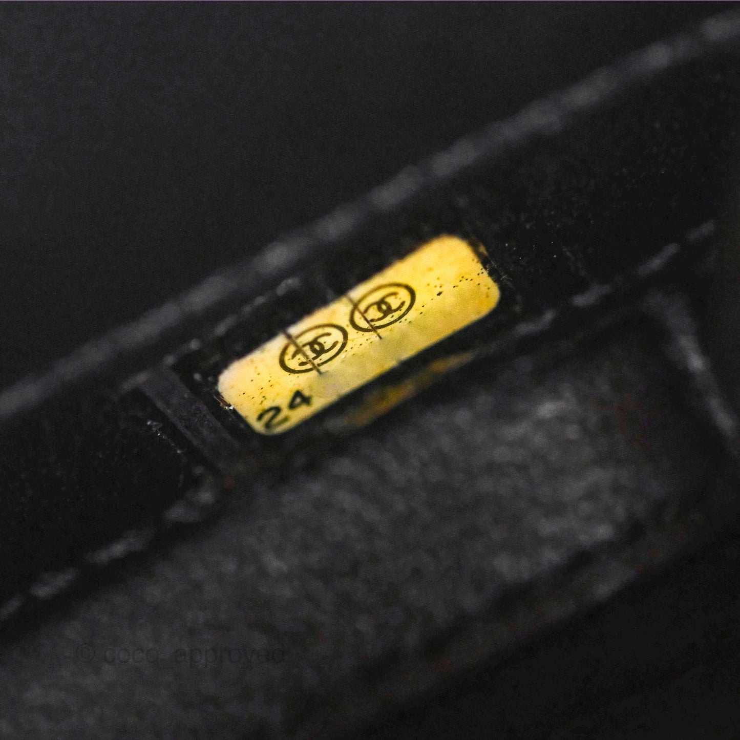 Chanel Quilted Small CC Filigree Vanity Case Beige Black Caviar Gold Hardware