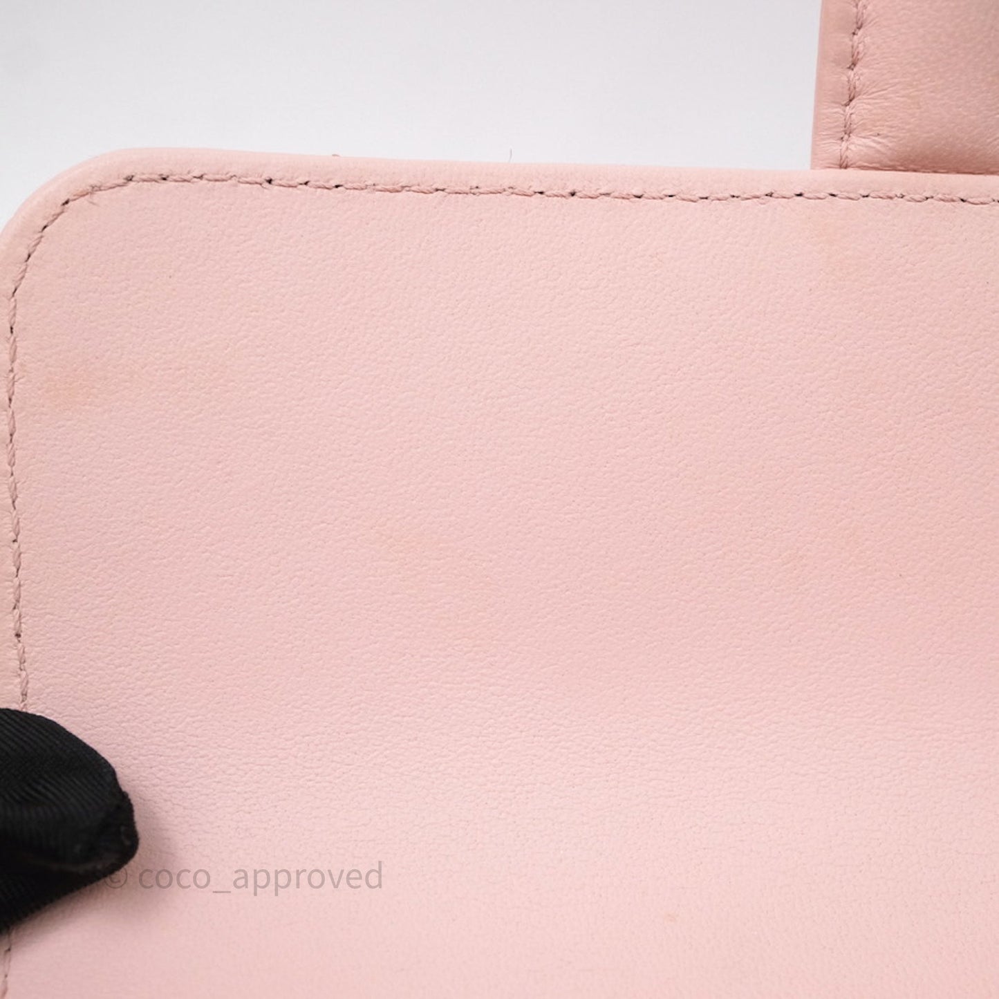 Chanel Top Handle Mini Rectangular Flap Bag Pink Lambskin Aged Gold Hardware