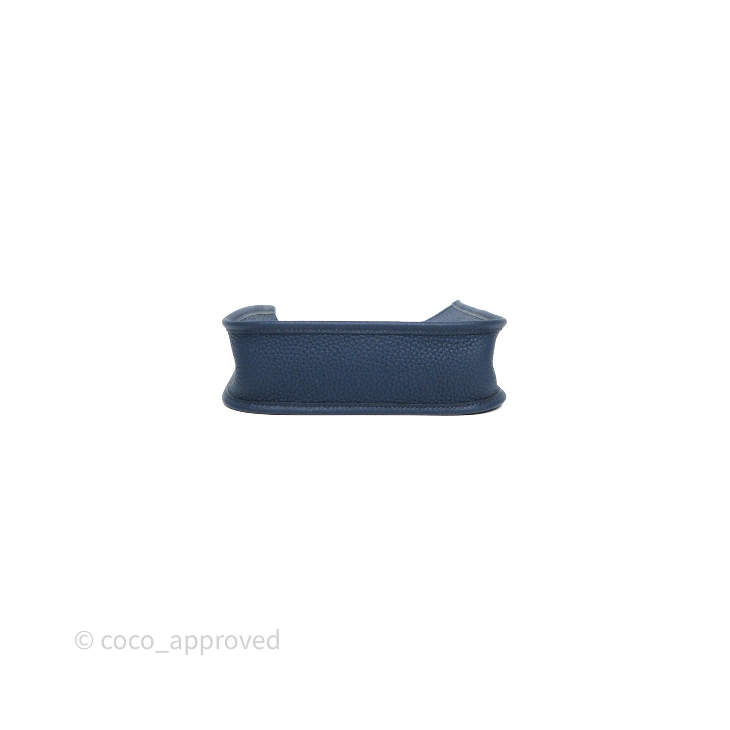 Hermès Mini Evelyne 16 7P Bleu de Prusse Clemence Palladium Hardware