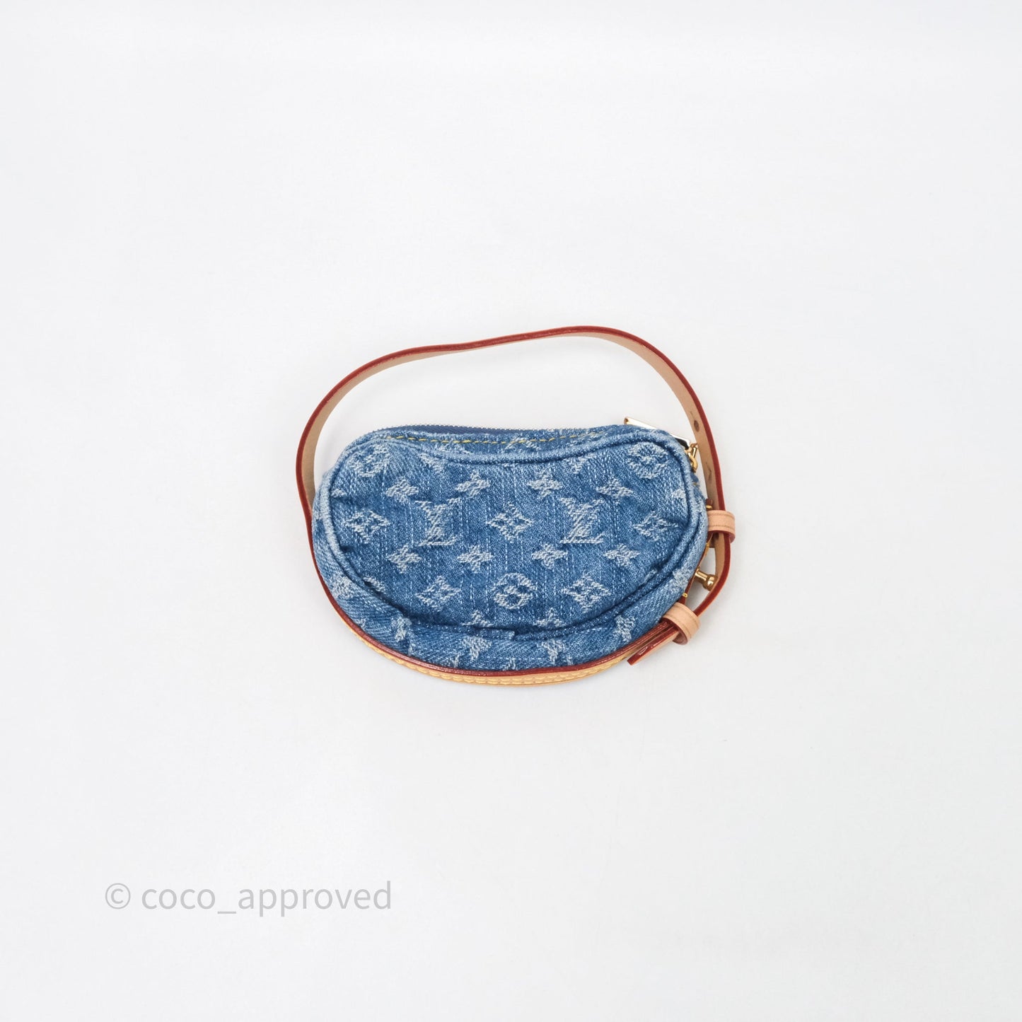 Louis Vuitton Croissant MM Denim Blue Monogram