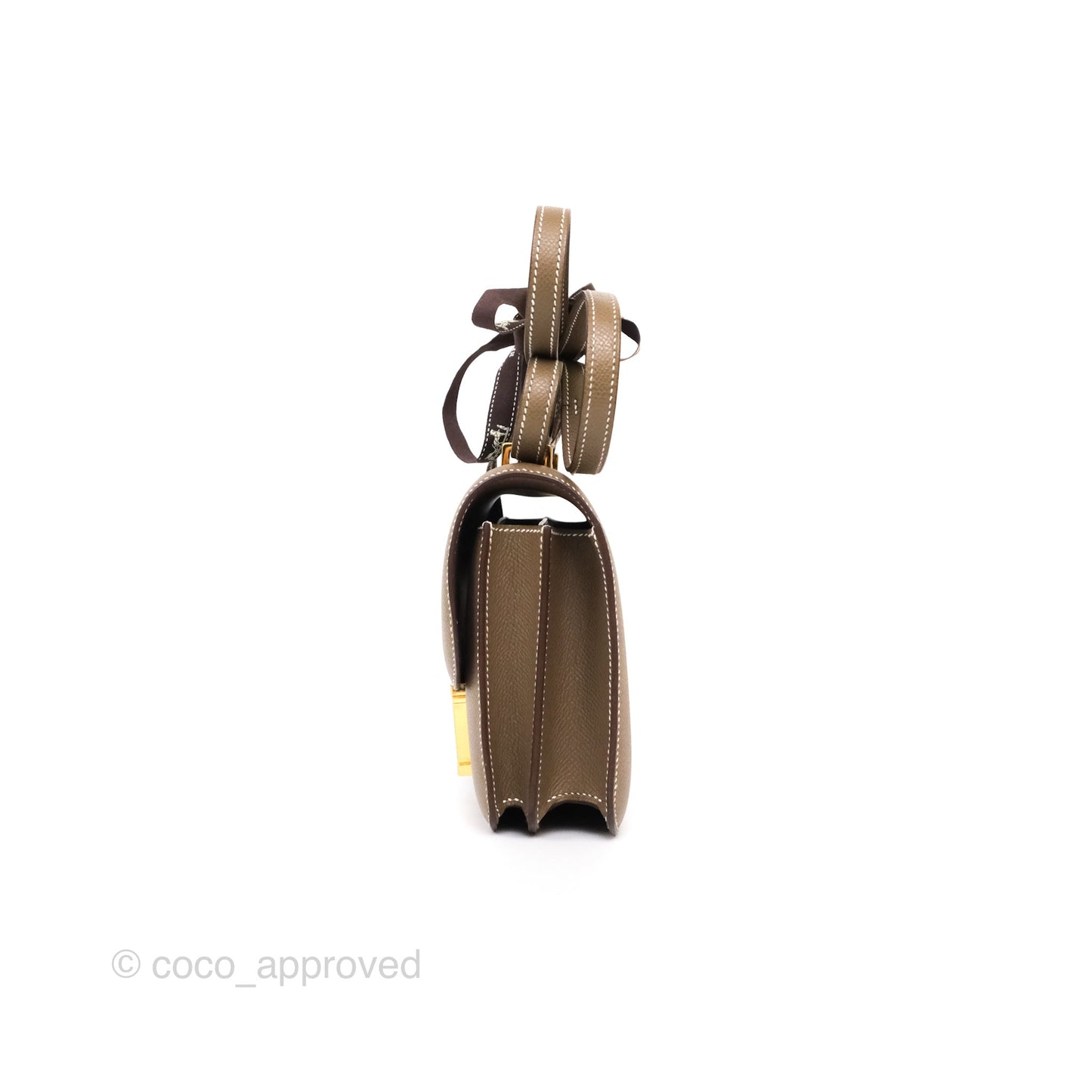 Hermès Constance Mini 18cm Mirror Etoupe Epsom Gold Hardware