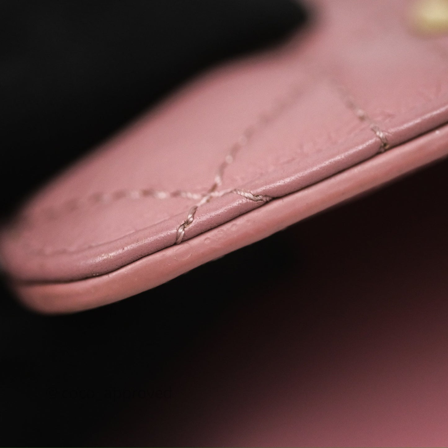 Christian Dior Medium Caro Scarlet Zipped Wallet Pink Cannage Calfskin