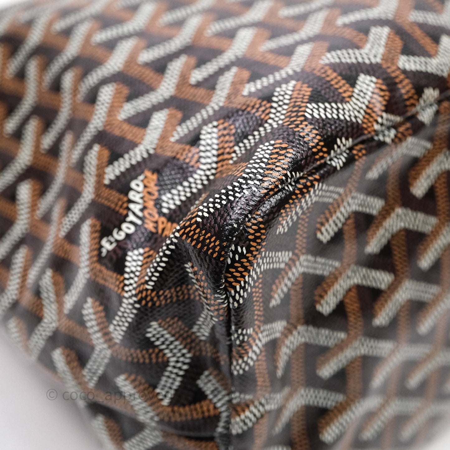 Goyard Bohème Hobo Bag Black & Tan