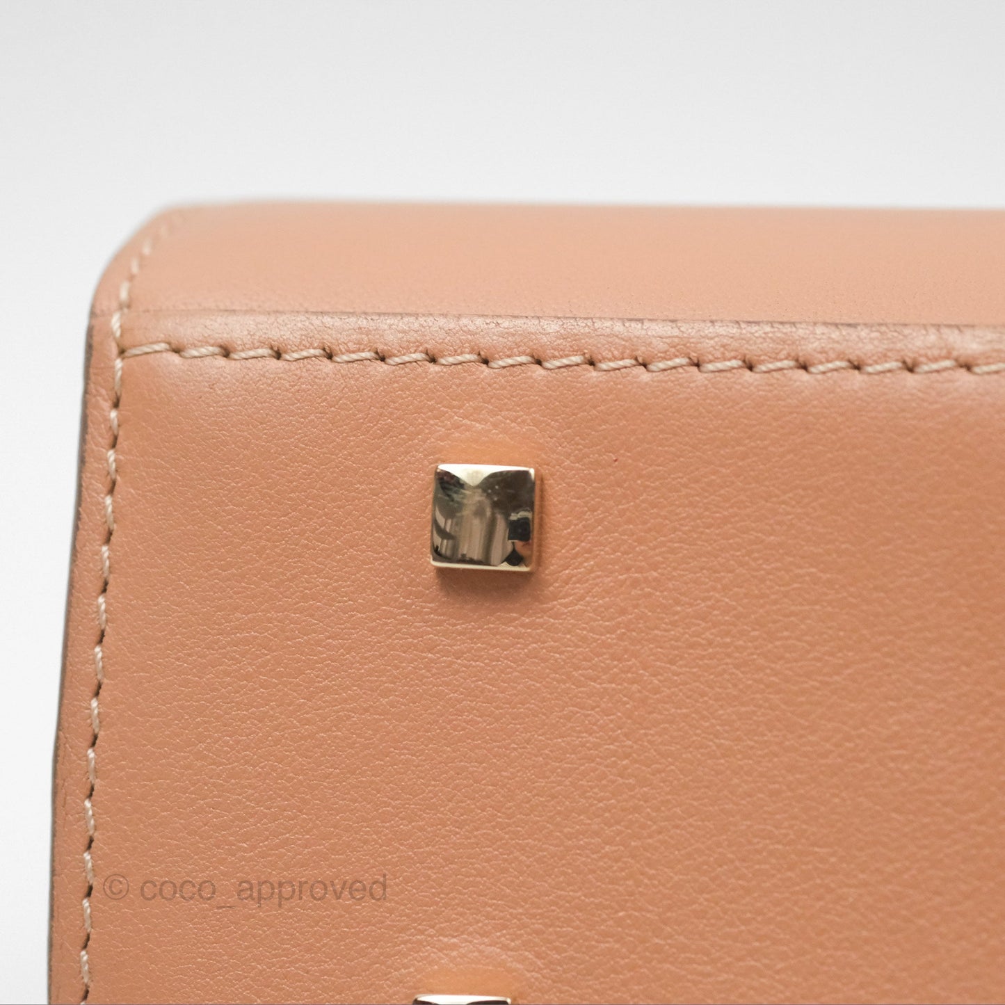 Delvaux Tempête Mini Beige Supple Calfskin Gold Hardware
