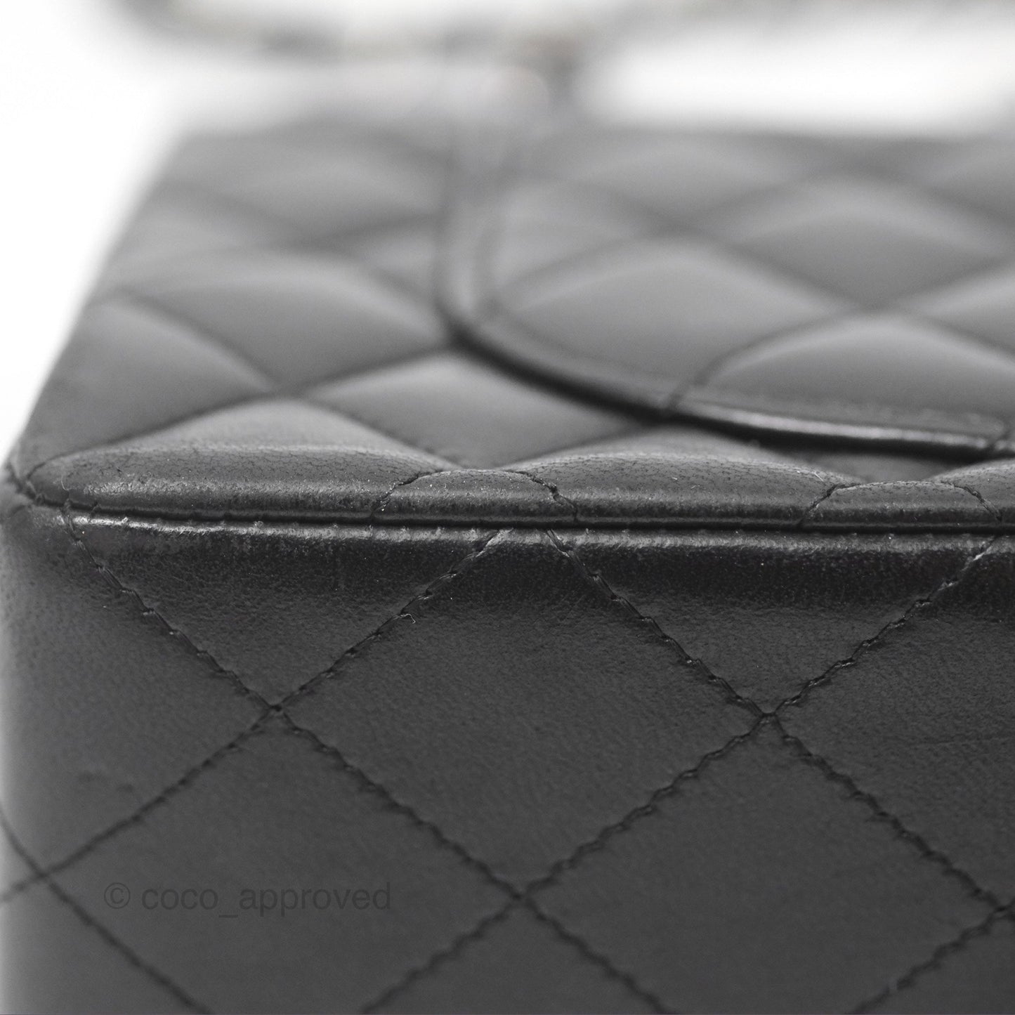 Chanel Small S/M Classic Flap Black Lambskin Silver Hardware