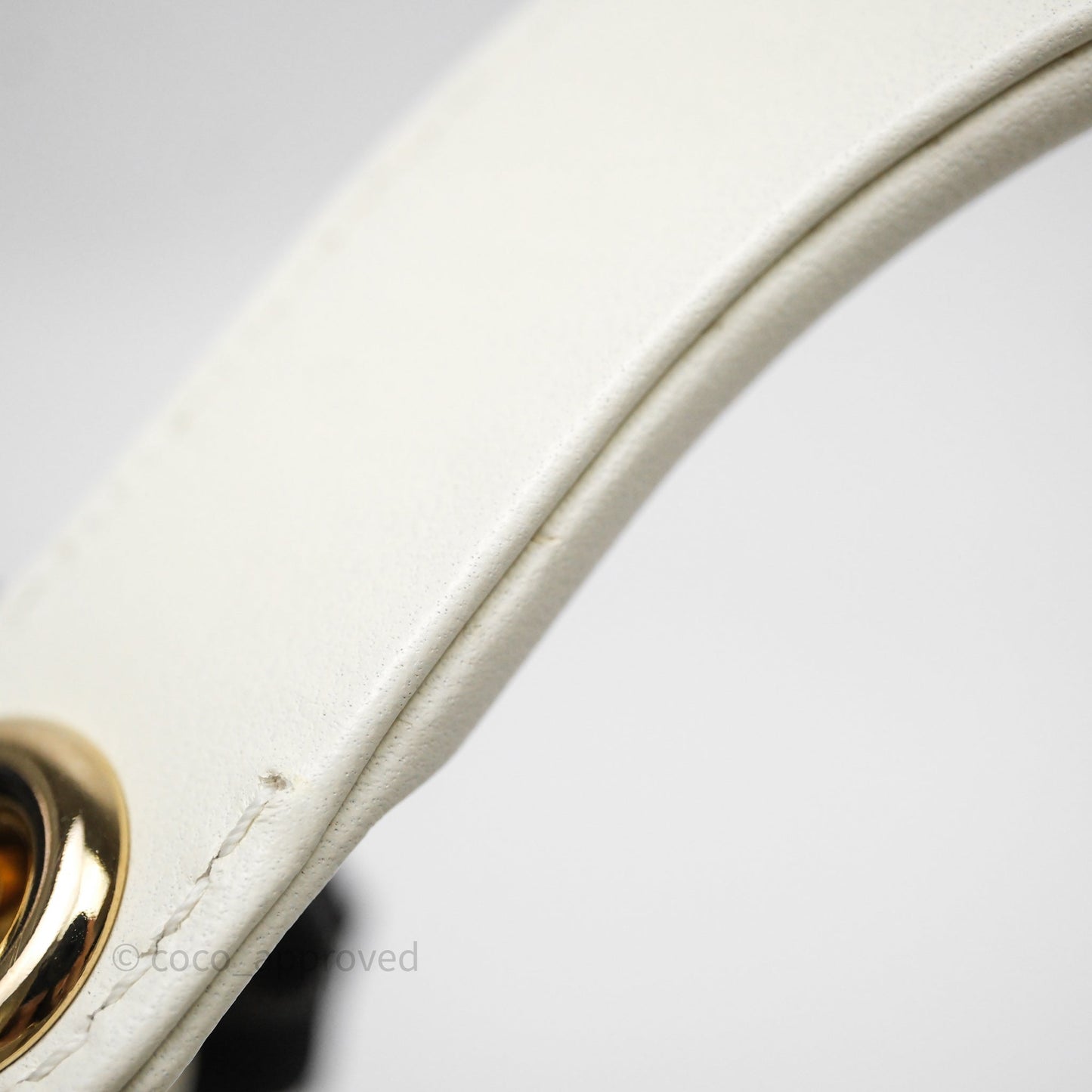 Christian Dior Small My ABCDior Lady Dior Bag White Cannage Lambskin Gold Hardware