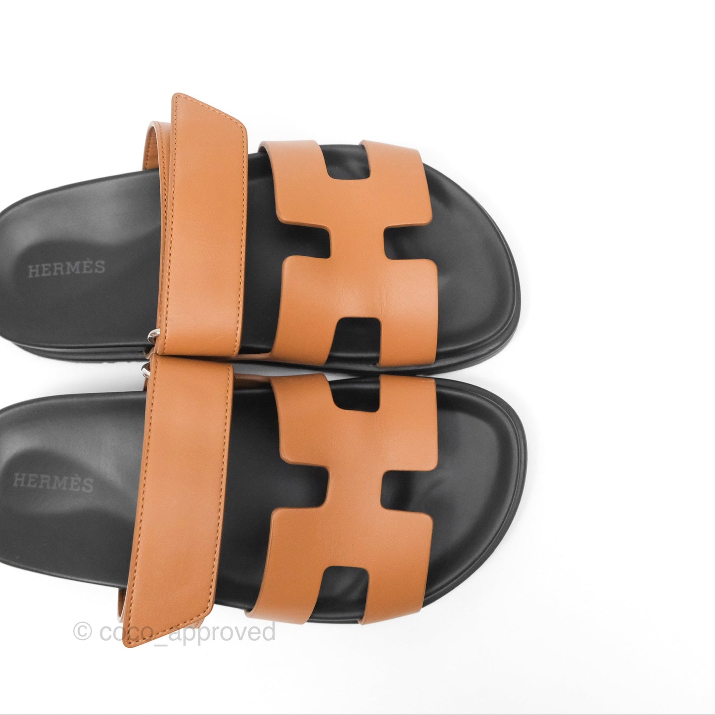 Hermès Chypre Sandal Gold Calfskin Size 35.5