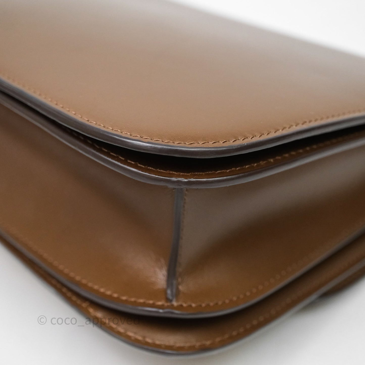 Celine Medium Classic Box Flap Caramel Calfskin