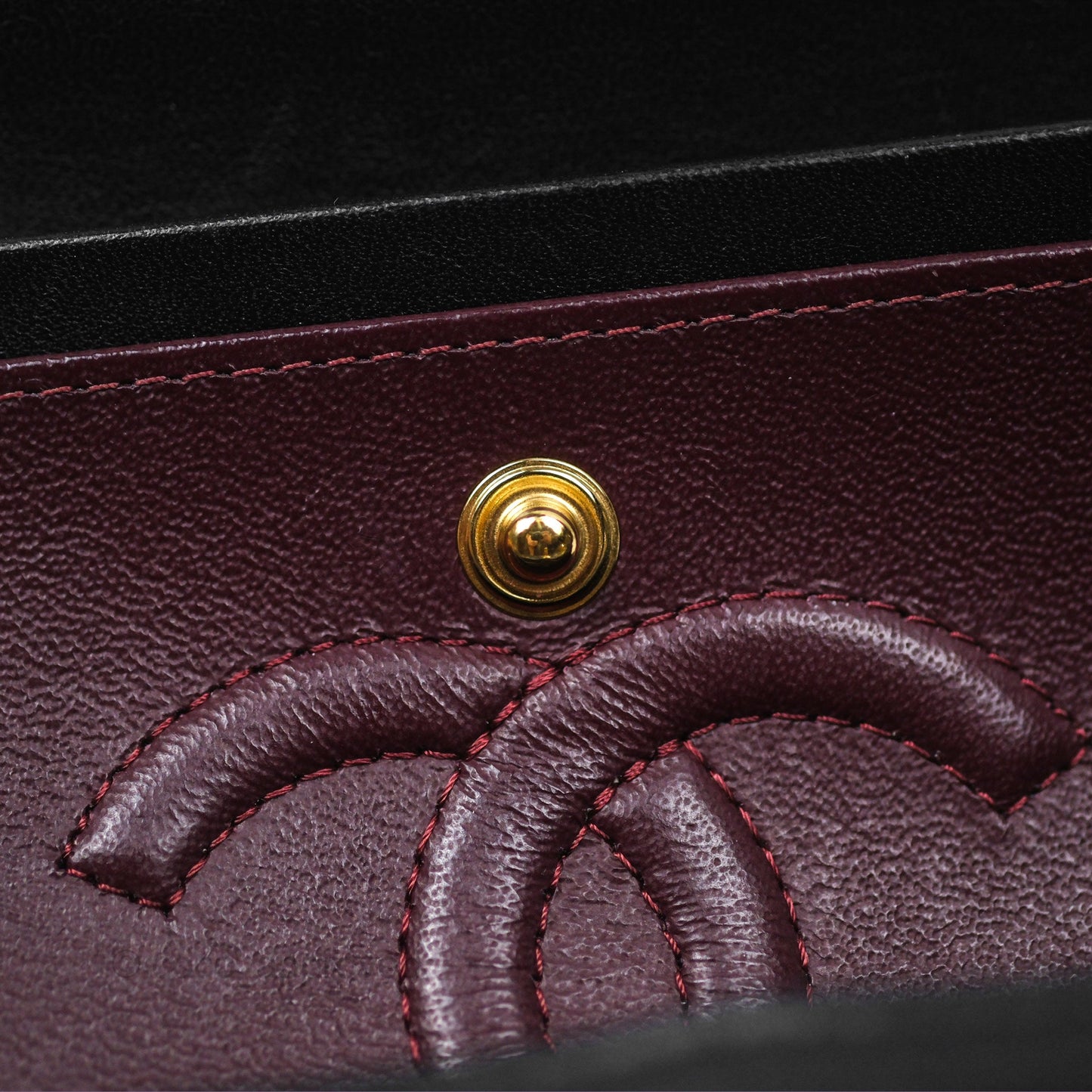Chanel Small Classic Flap Quilted Black Lambskin Gold Hardware