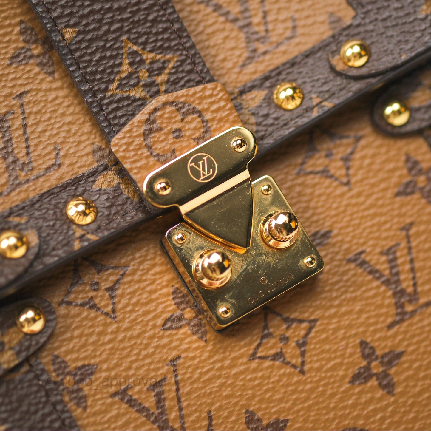 Louis Vuitton Reverse Monogram Pochette Vertical Trunk