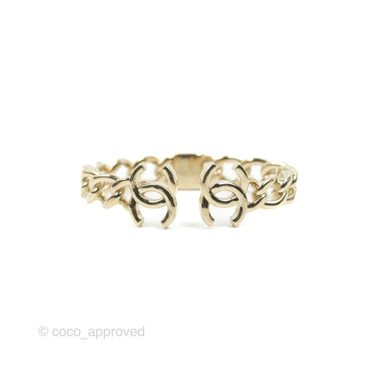 Chanel CC Chain Bracelet Gold Tone 22C