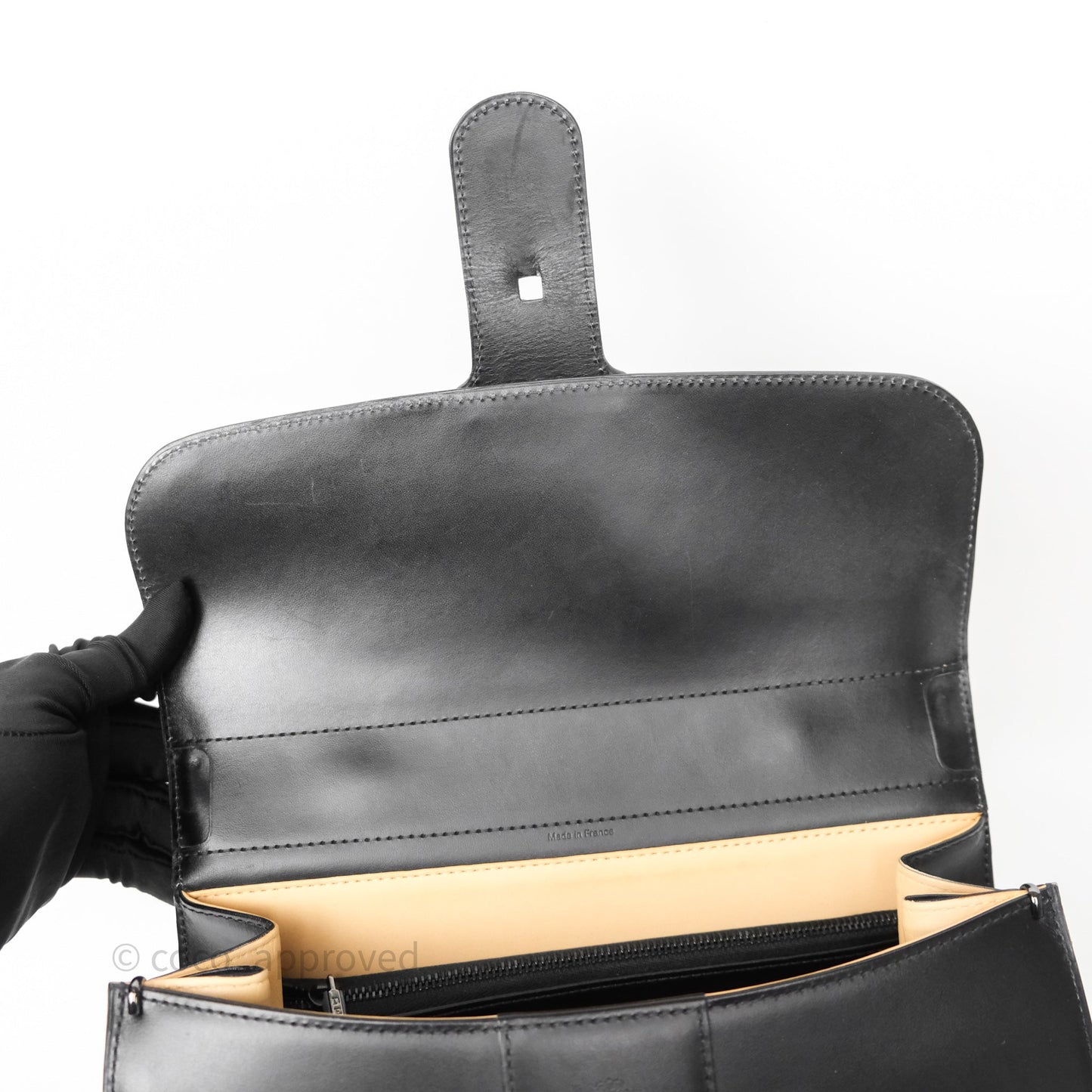 Delvaux Brillant L'Humour MM Black Calfskin