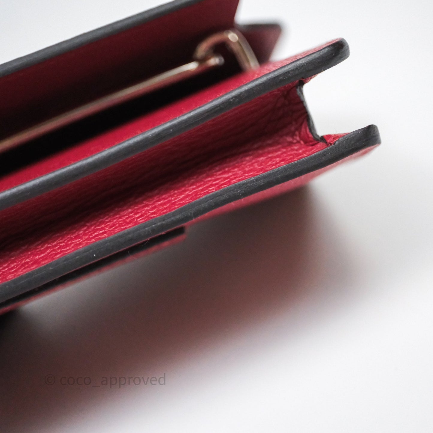 Hermès Roulis Slim Wallet Rouge H 55 Evercolor Palladium Hardware