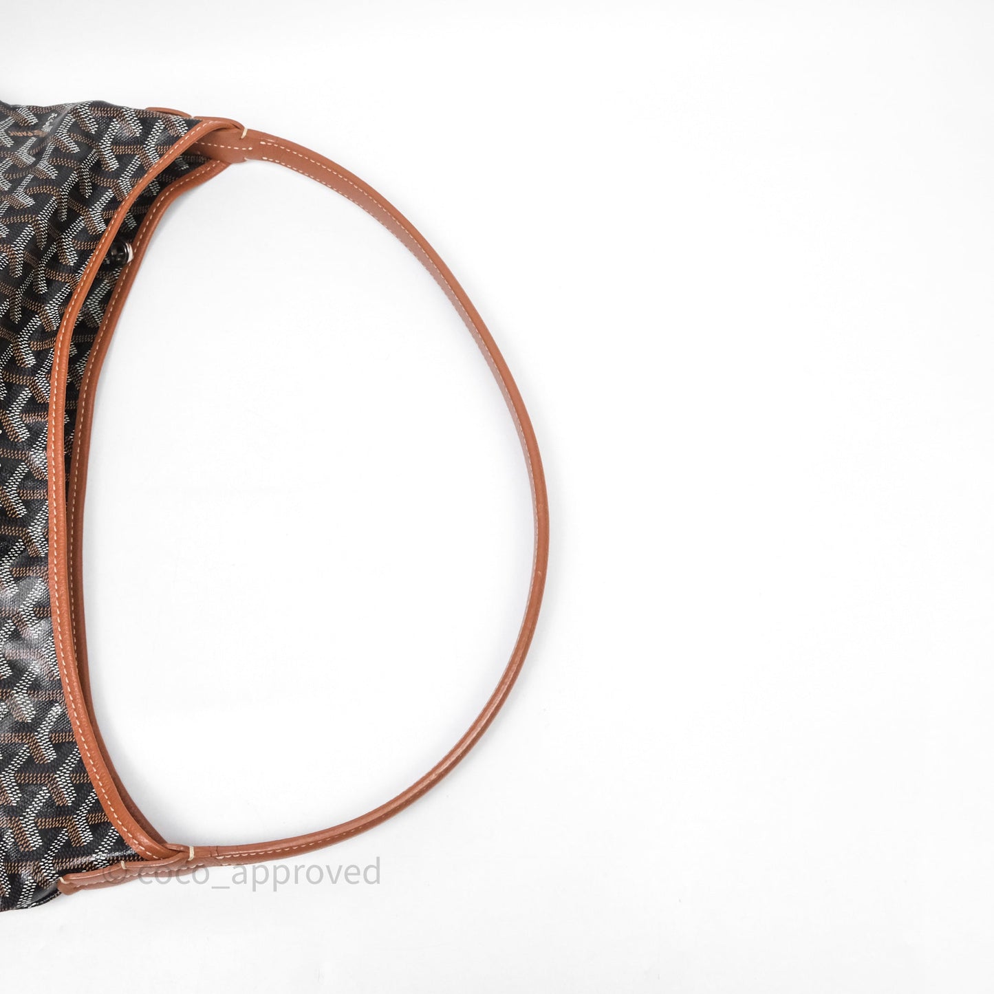 Goyard Bohème Hobo Bag Black & Tan