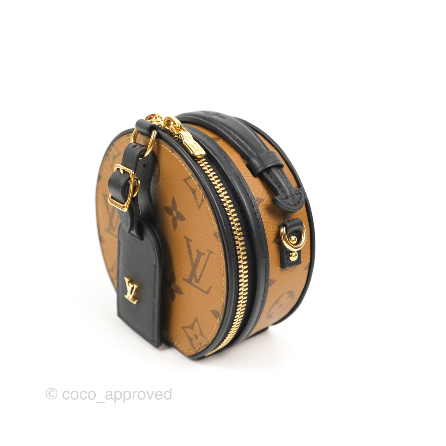 Louis Vuitton Mini Boîte Chapeau Monogram Reverse Canvas Black
