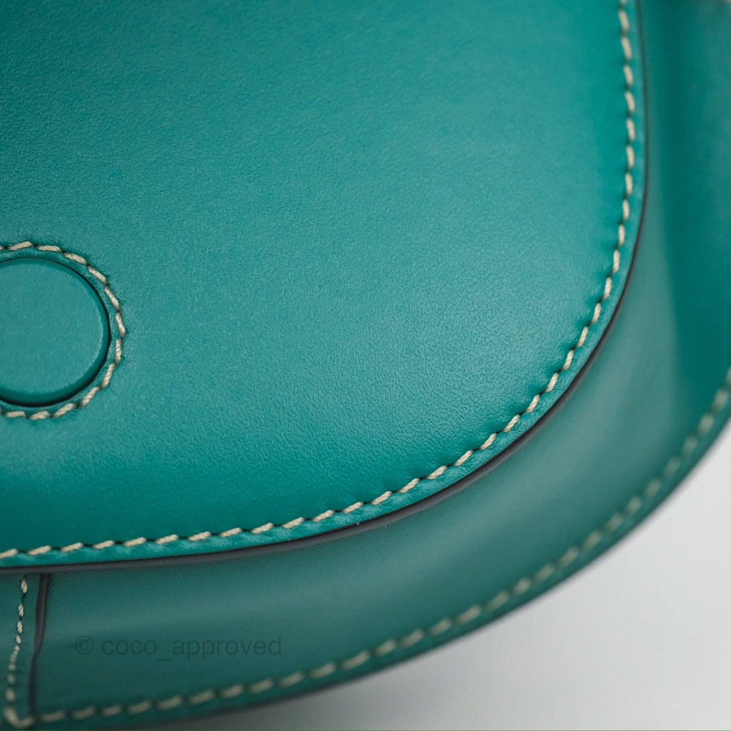 Loewe Mini Gate Belt Bag in Soft Calfskin Green