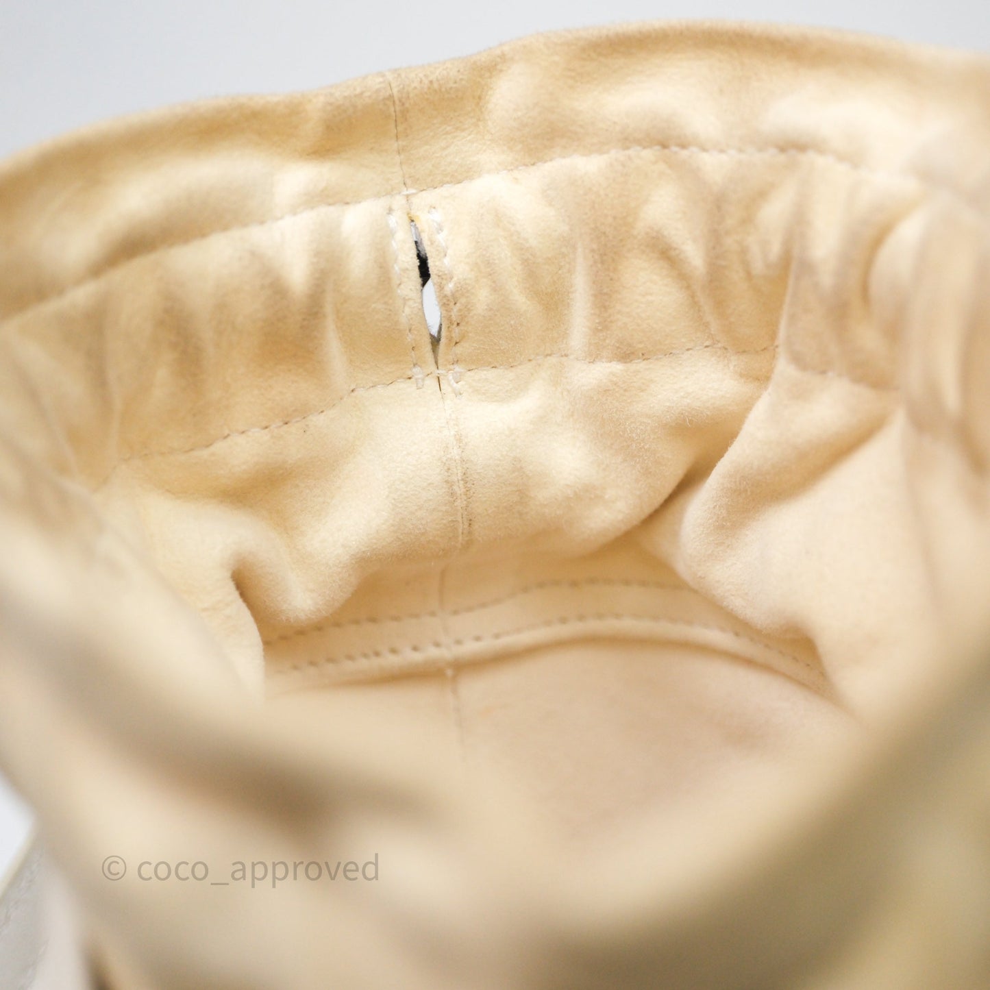 Dior Small Vibe Bucket Bag White Navy Smooth Calfskin