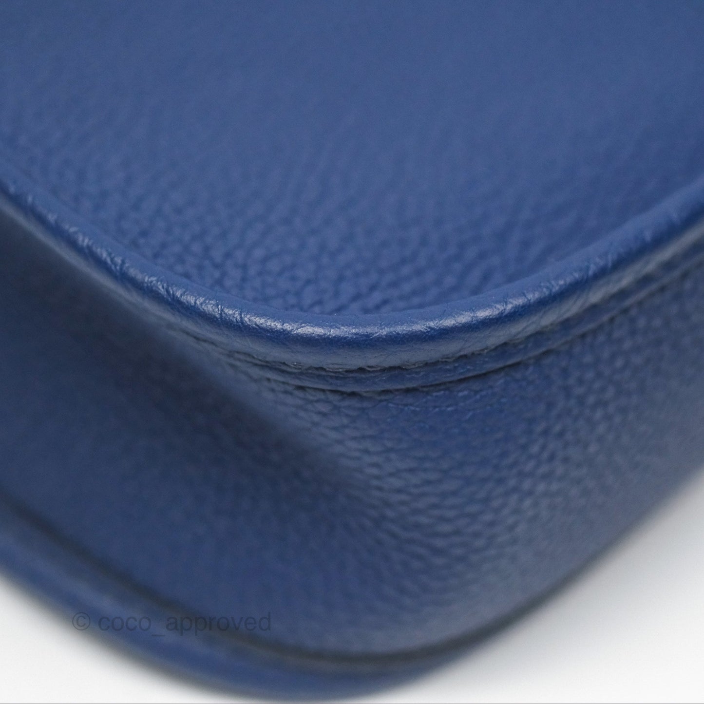 Hermès Mini Evelyne 16 Bleu Saphir/ Bleu Indigo TM Palladium Hardware
