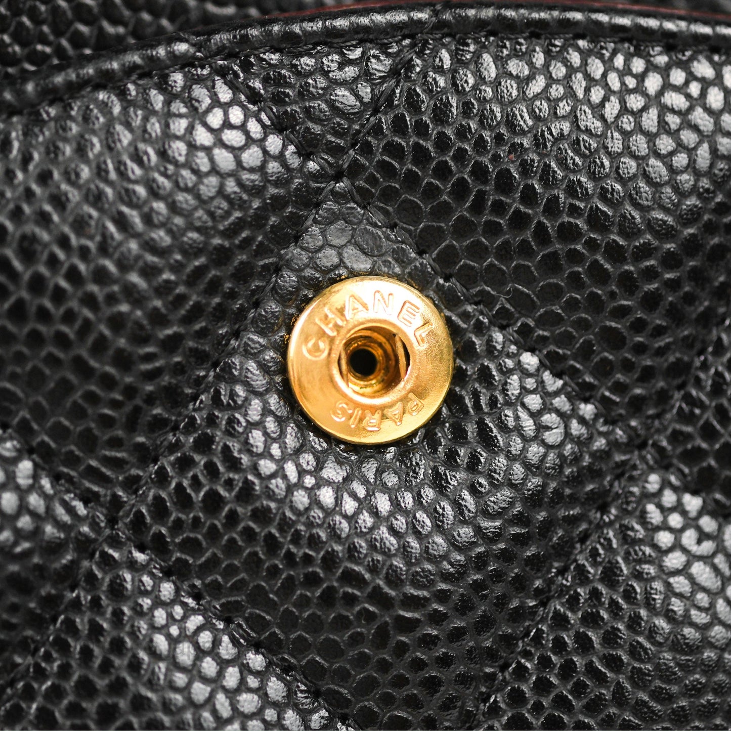 Chanel Jumbo Double Flap Black Caviar Gold Hardware⁣⁣