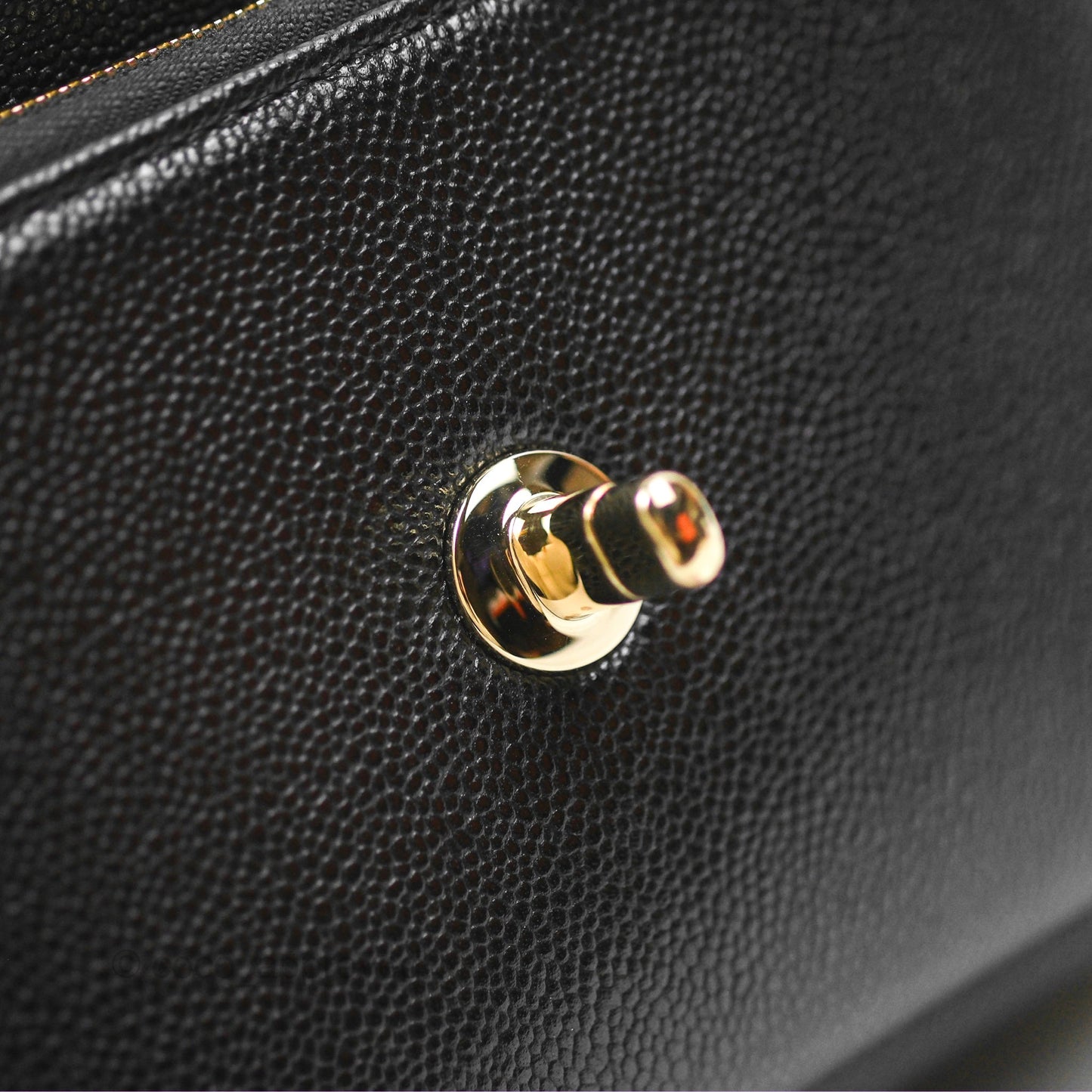 Chanel Quilted Small Business Affinity Flap Black Caviar Gold Hardware