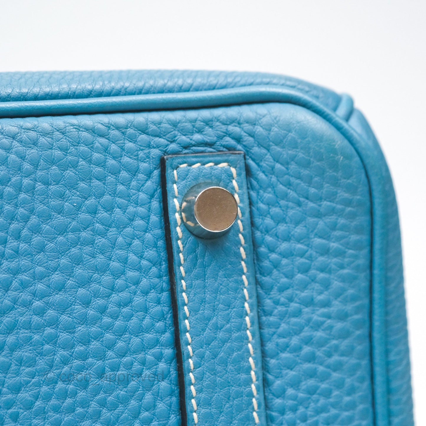 Hermès Birkin 30 Blue Jean Togo Palladium Hardware