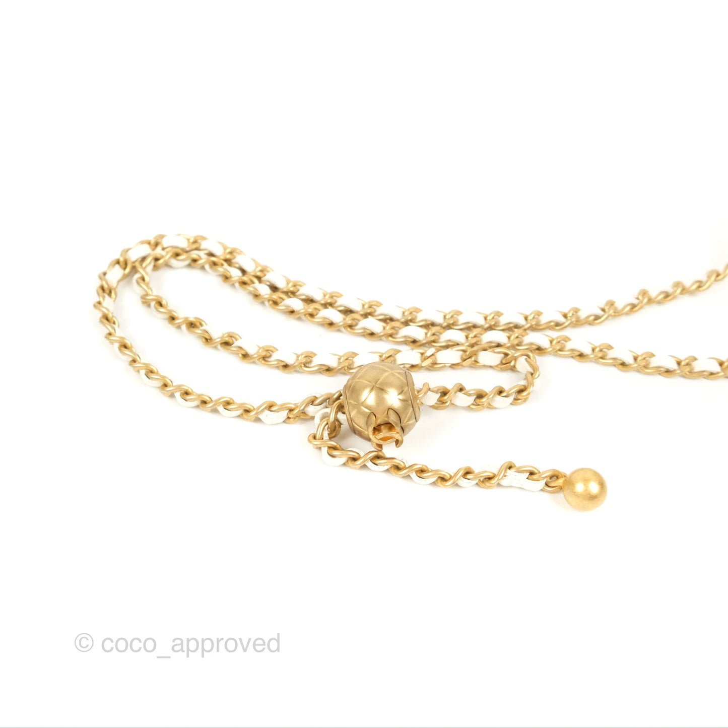 Chanel Mini Pearl Crush Vanity With Chain White Gold Hardware