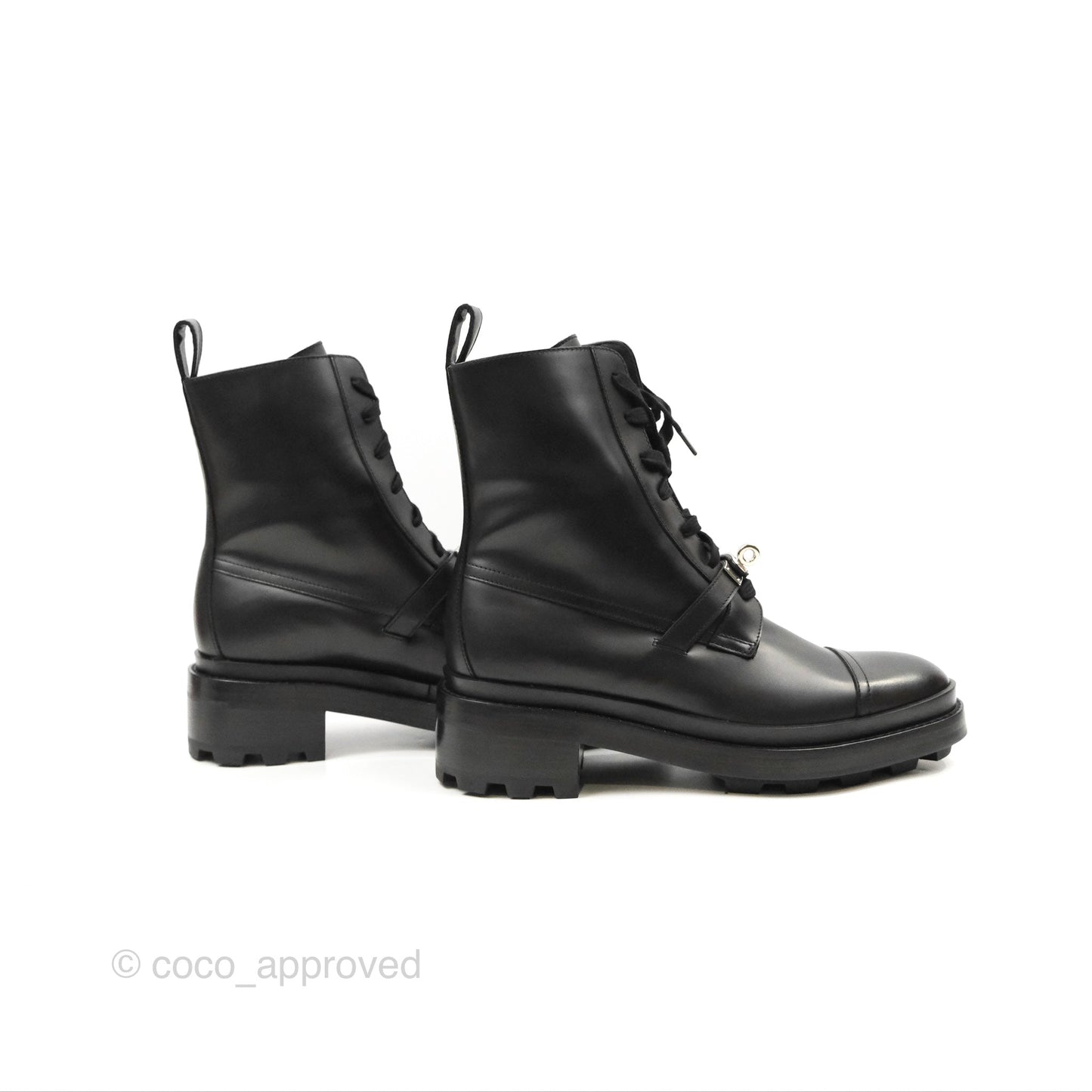Hermes Funk Ankle Boots Black 39