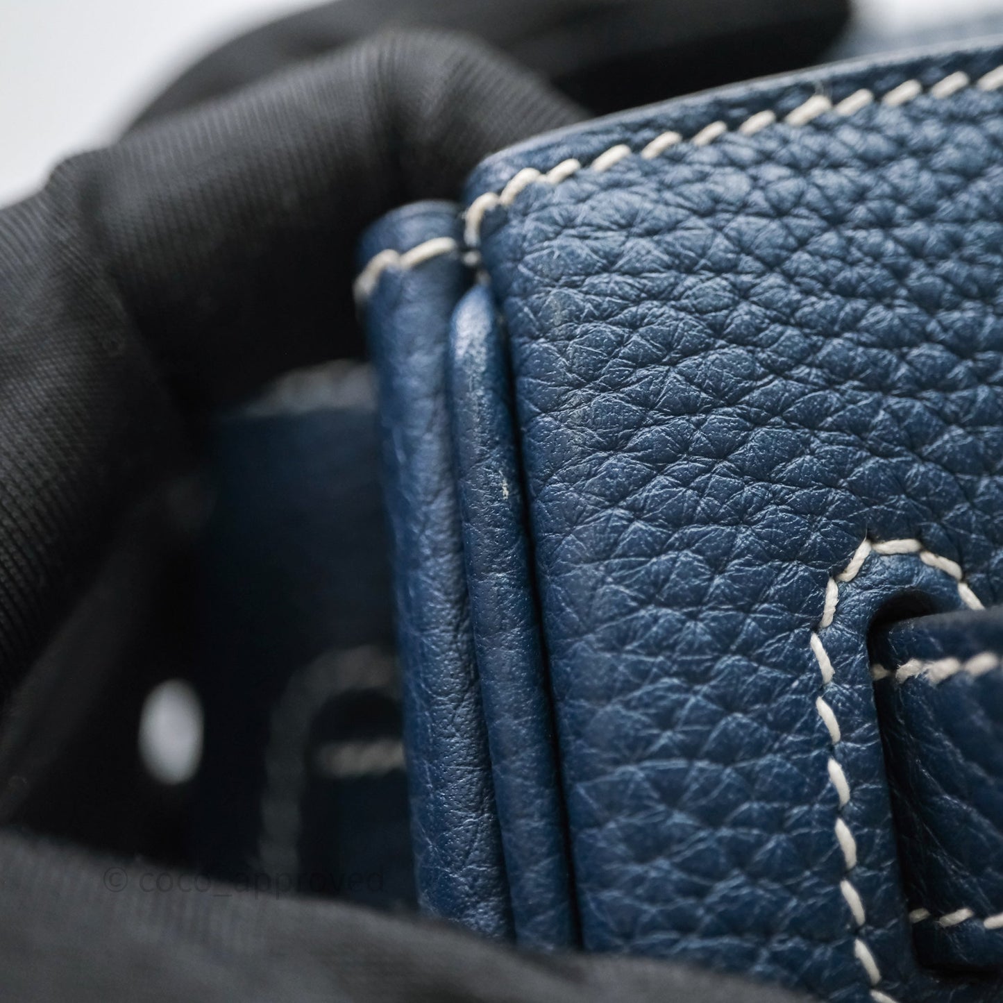 Hermès Birkin 35 Bleu de Prusse 7P Togo Palladium Hardware