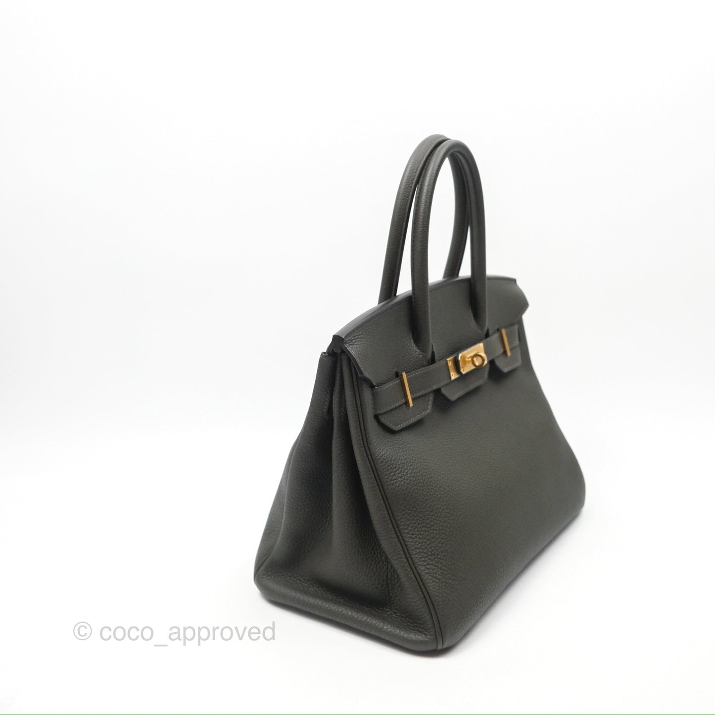 Hermès Birkin 30 Vert de Gris C6 Togo Gold Hardware