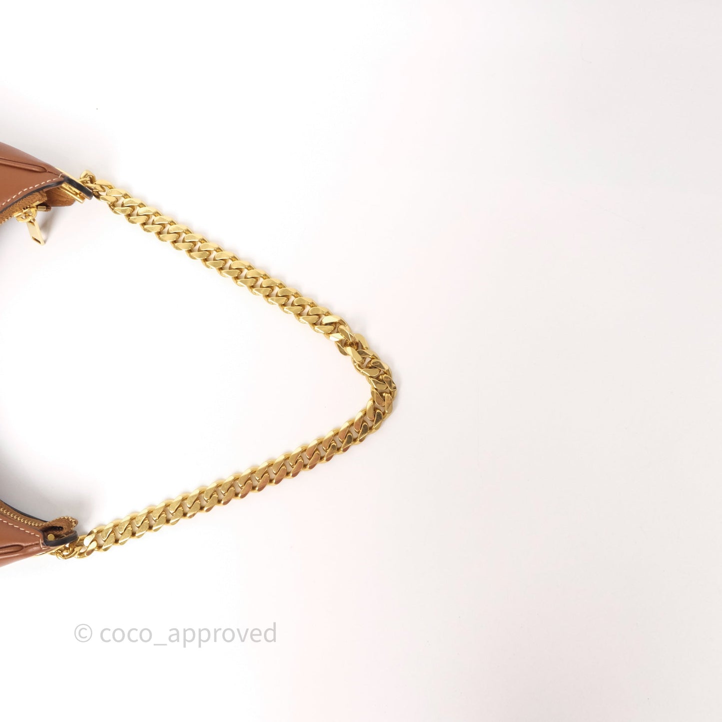 Celine Medium Ava Chain Bag Tan Calfskin