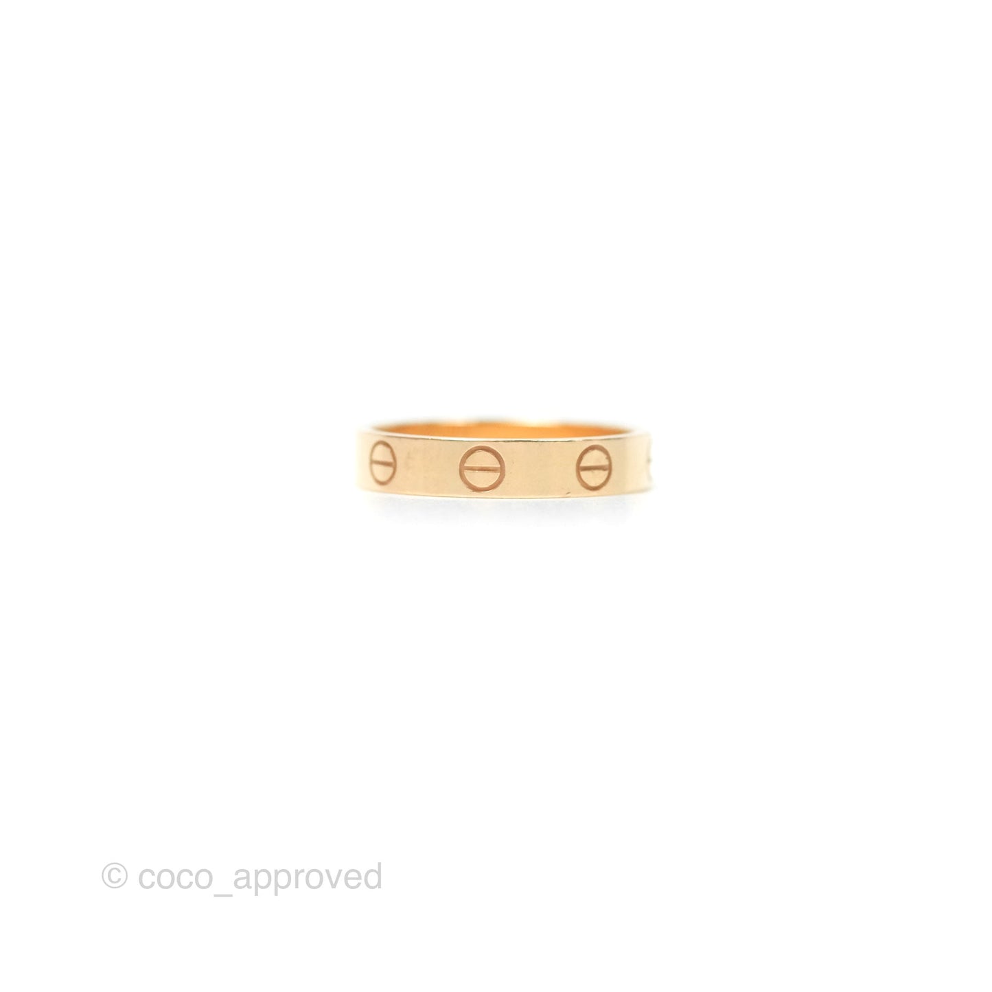 Cartier Love Band & Small Juste Un Clou Ring Set Rose Gold