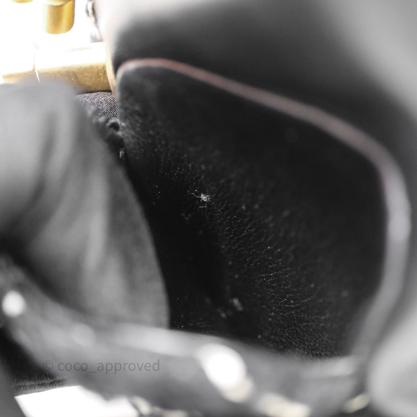 Chanel Duma Backpack Black Tweed Aged Gold Hardware