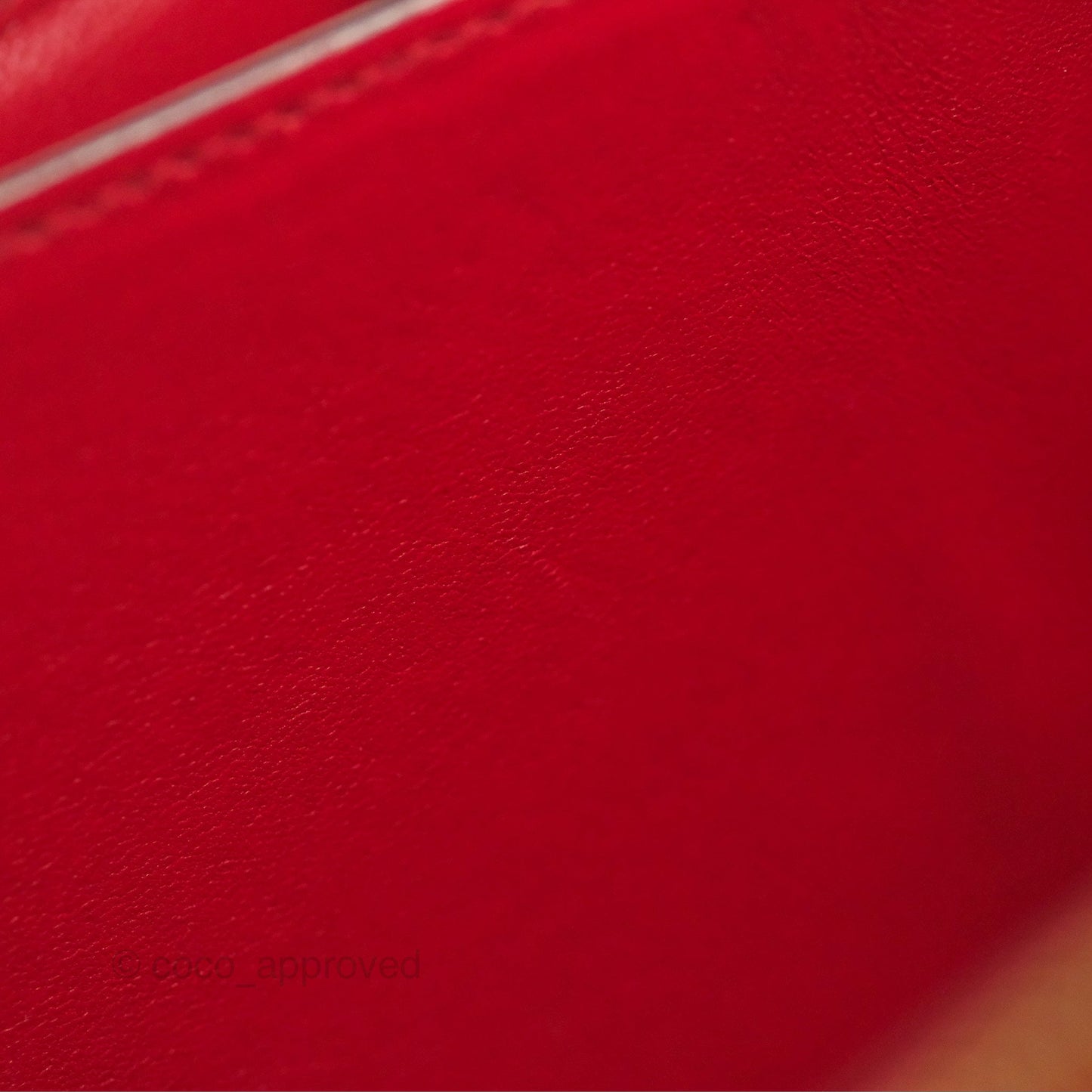 Celine Medium Classic Box Flap Red Calfskin