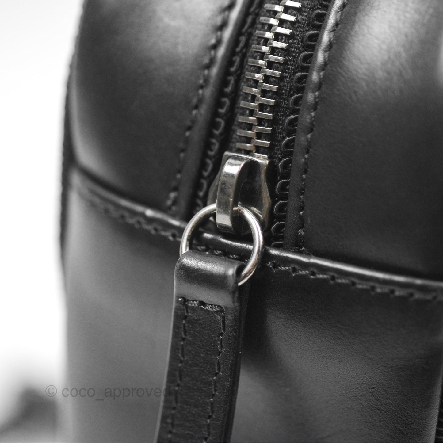 Chanel Large Ballerine Camera Case Black Calfskin Ruthenium Hardware