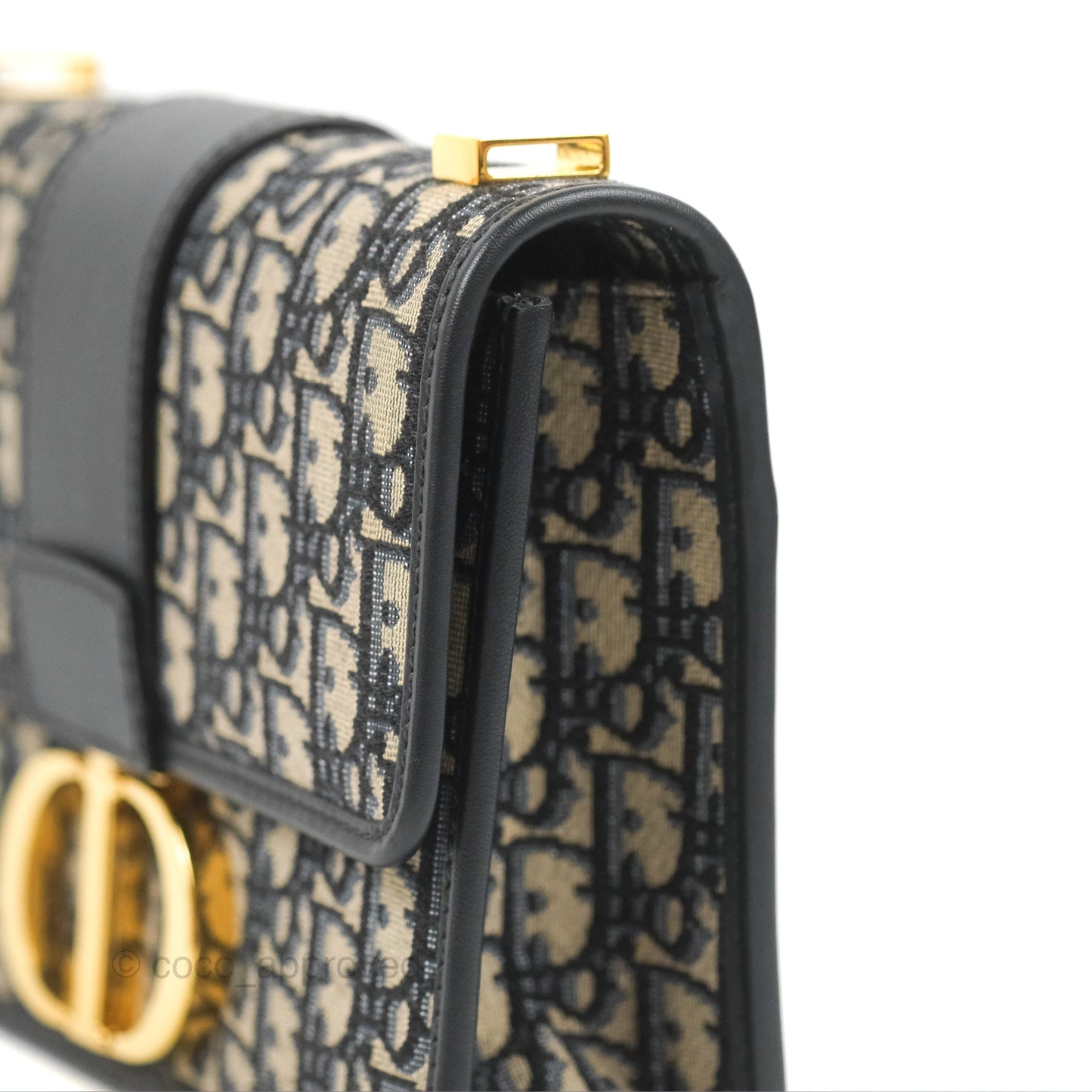 Dior 30 Montaigne Bag Blue Dior Oblique Jacquard