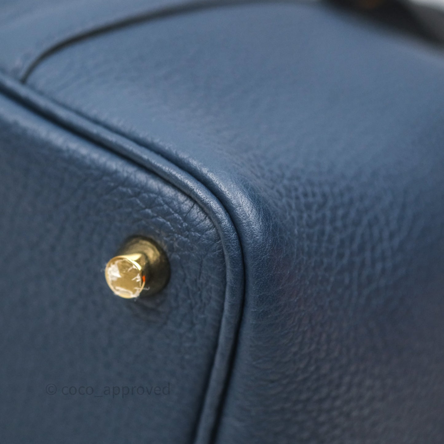 Hermès Picotin Lock 18 Bleu de Prusse 7P Clemence Gold Hardware