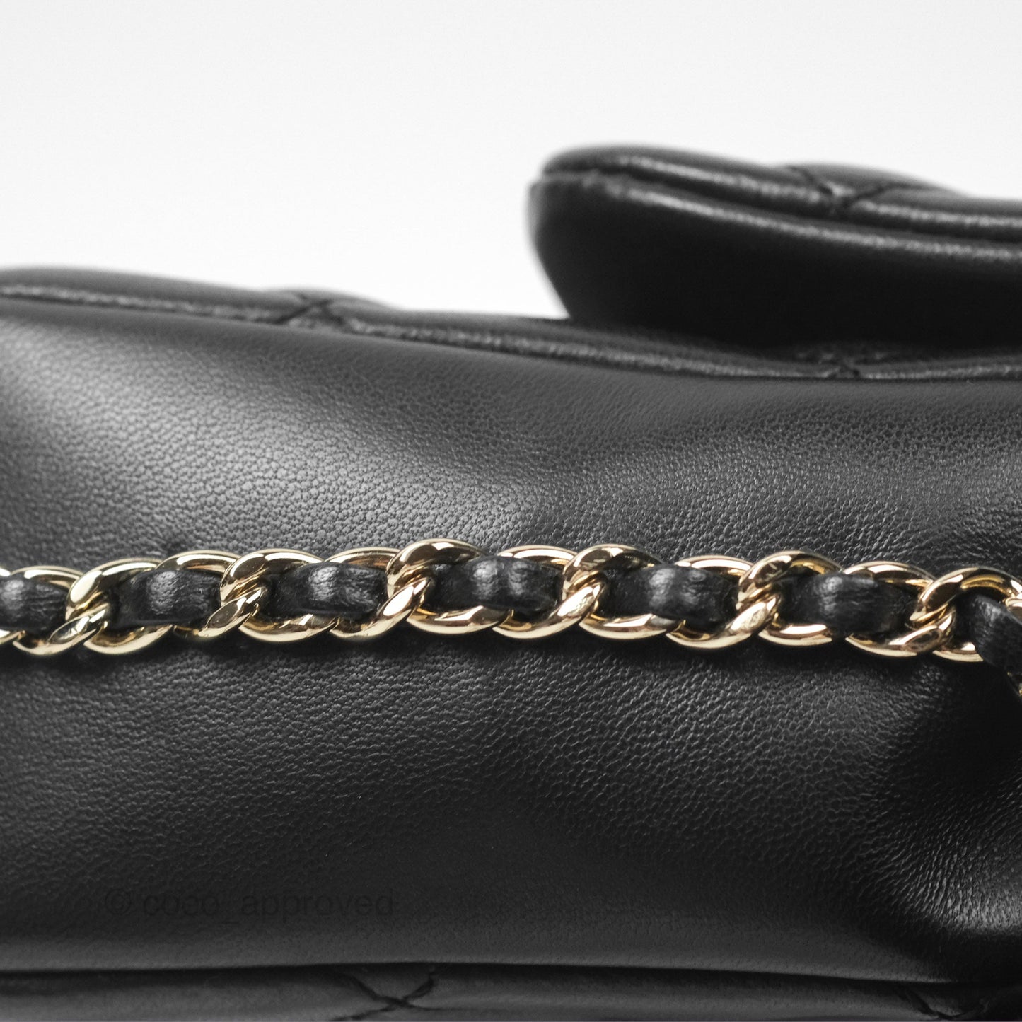 Chanel Small My Precious Flap Black Lambskin Gold Hardware