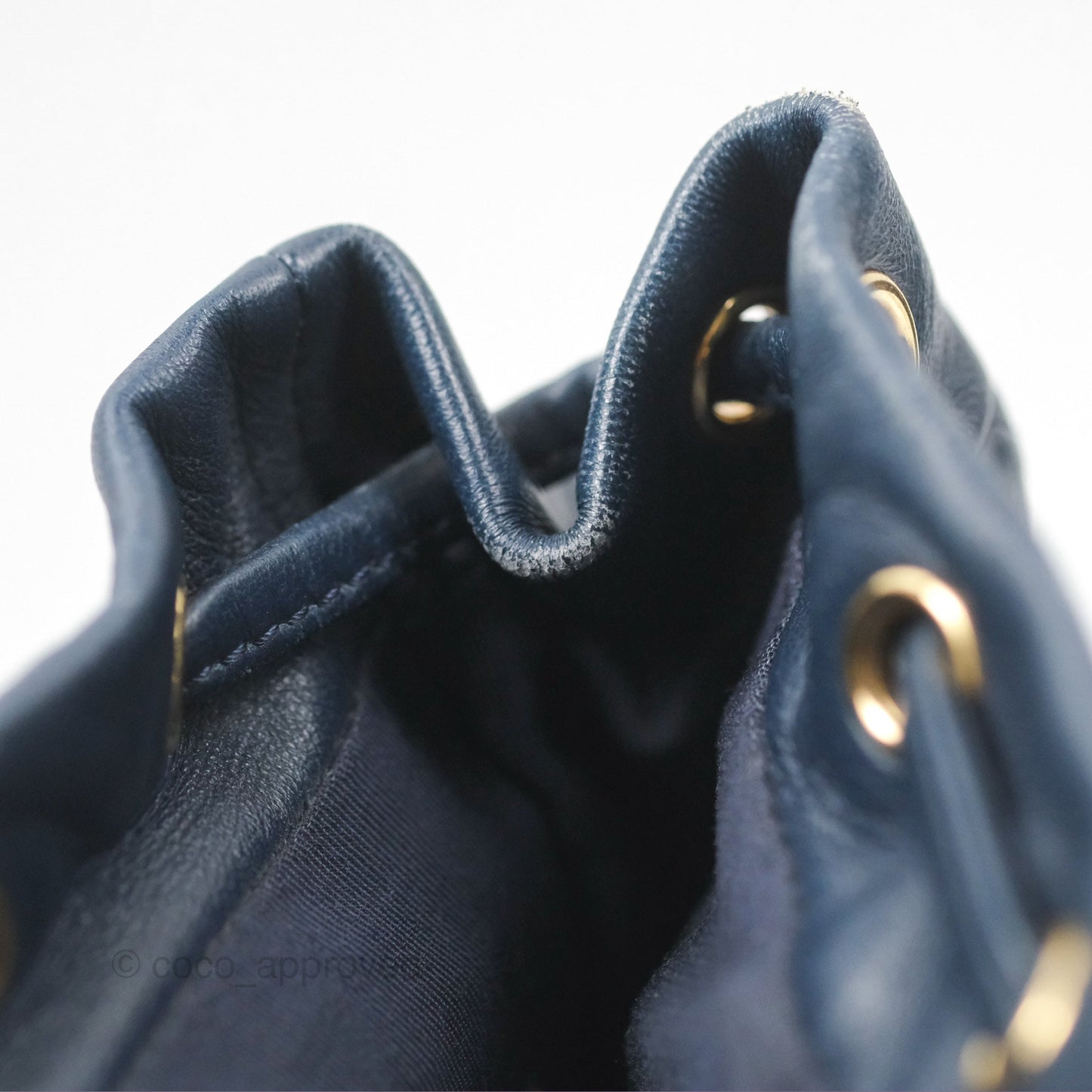 Chanel Mini Navy Calfskin Urban Spirit Backpack ⁣⁣⁣⁣⁣⁣⁣⁣⁣⁣⁣⁣⁣⁣Gold Hardware