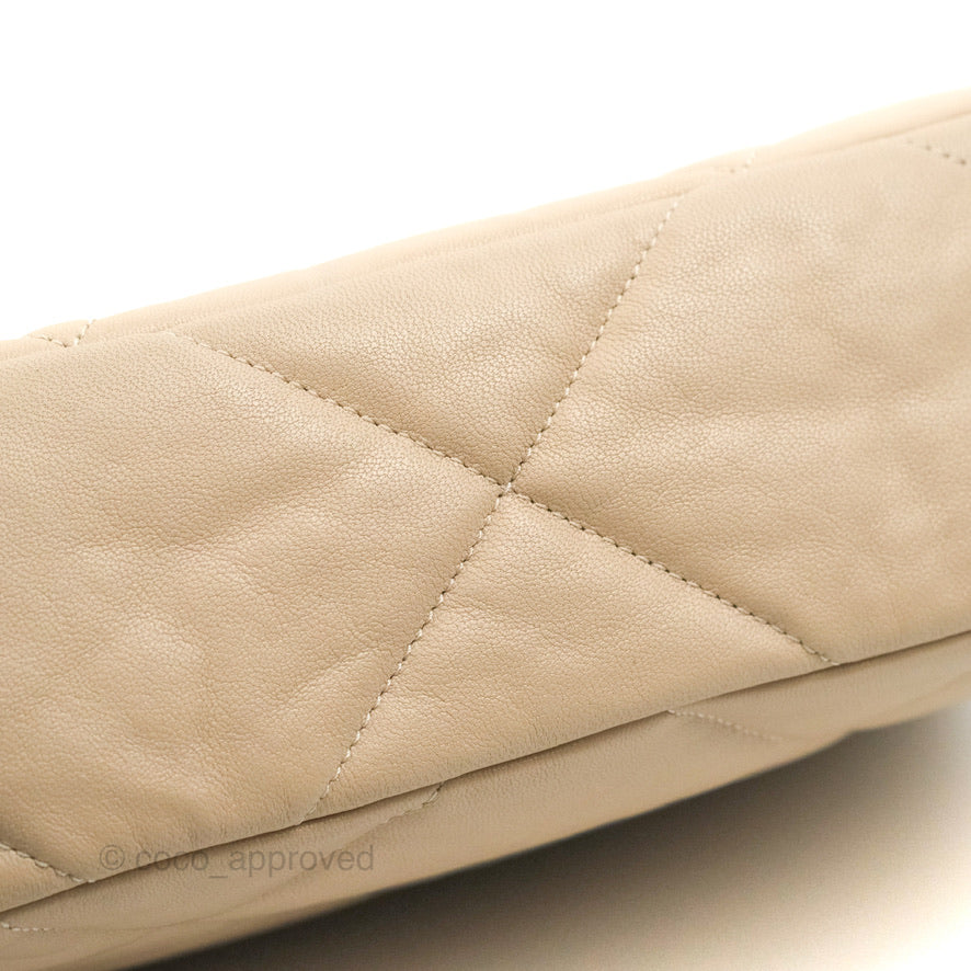Chanel 19 Small Beige Mixed Hardware