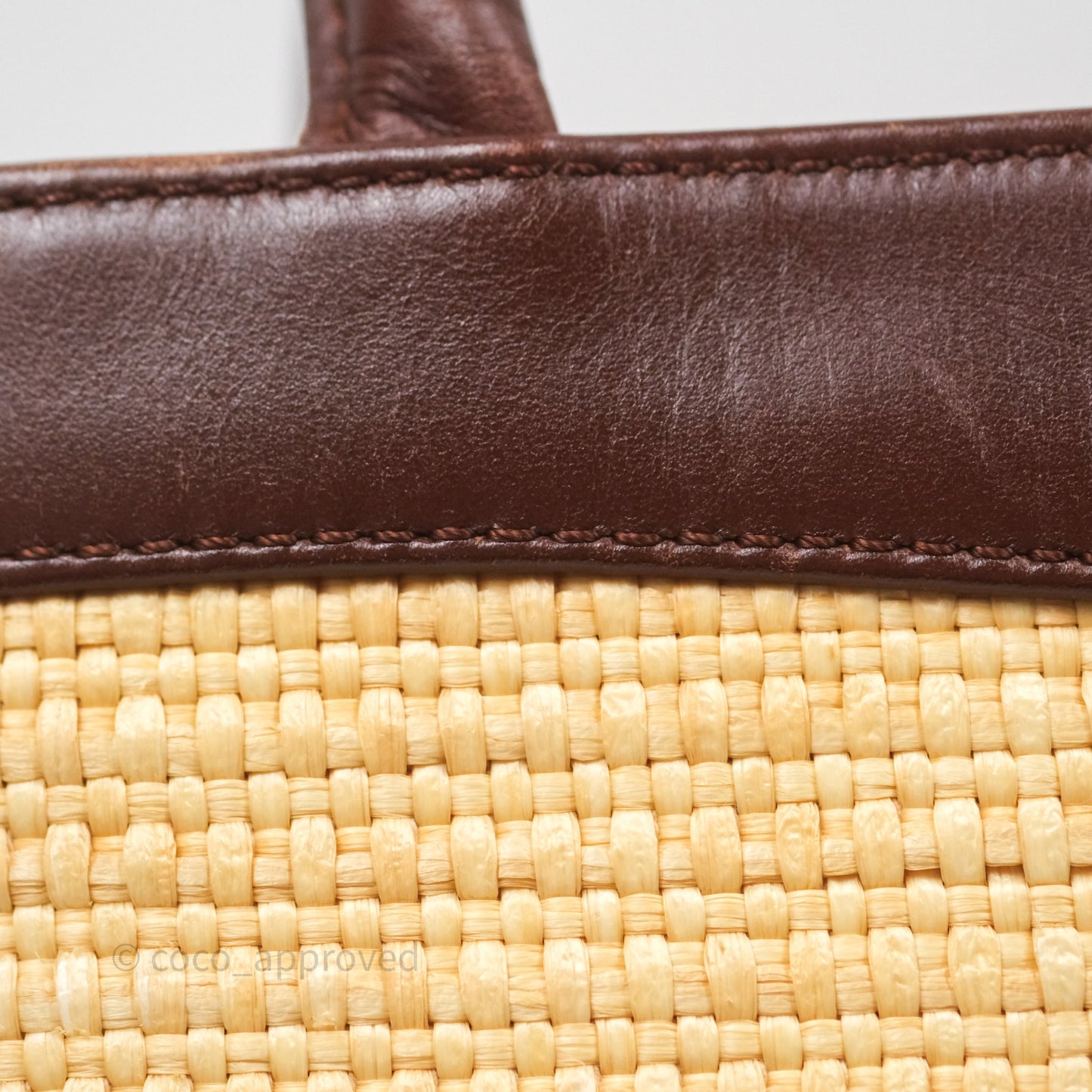 Chanel Vintage Rattan Tote Bag